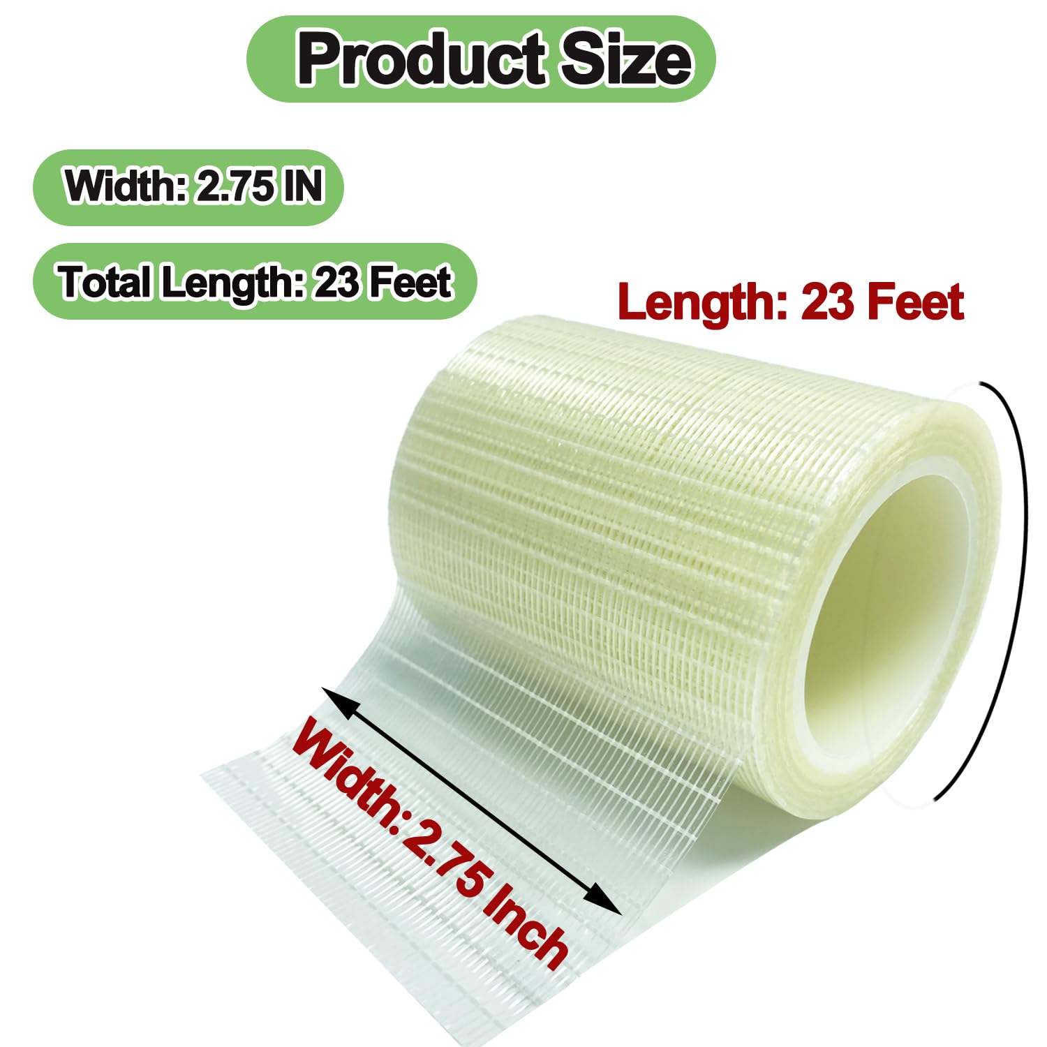 KAIHENG RV Cover Repair Tape, 2.75IN X 23FT Awning Repair Tape, Tent Repair Tape - Image 2