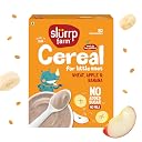 Slurrp Farm No Added Sugar Instant Wheat Apple & Banana Cereal | No Milk No Preservatives | 300g gallery image