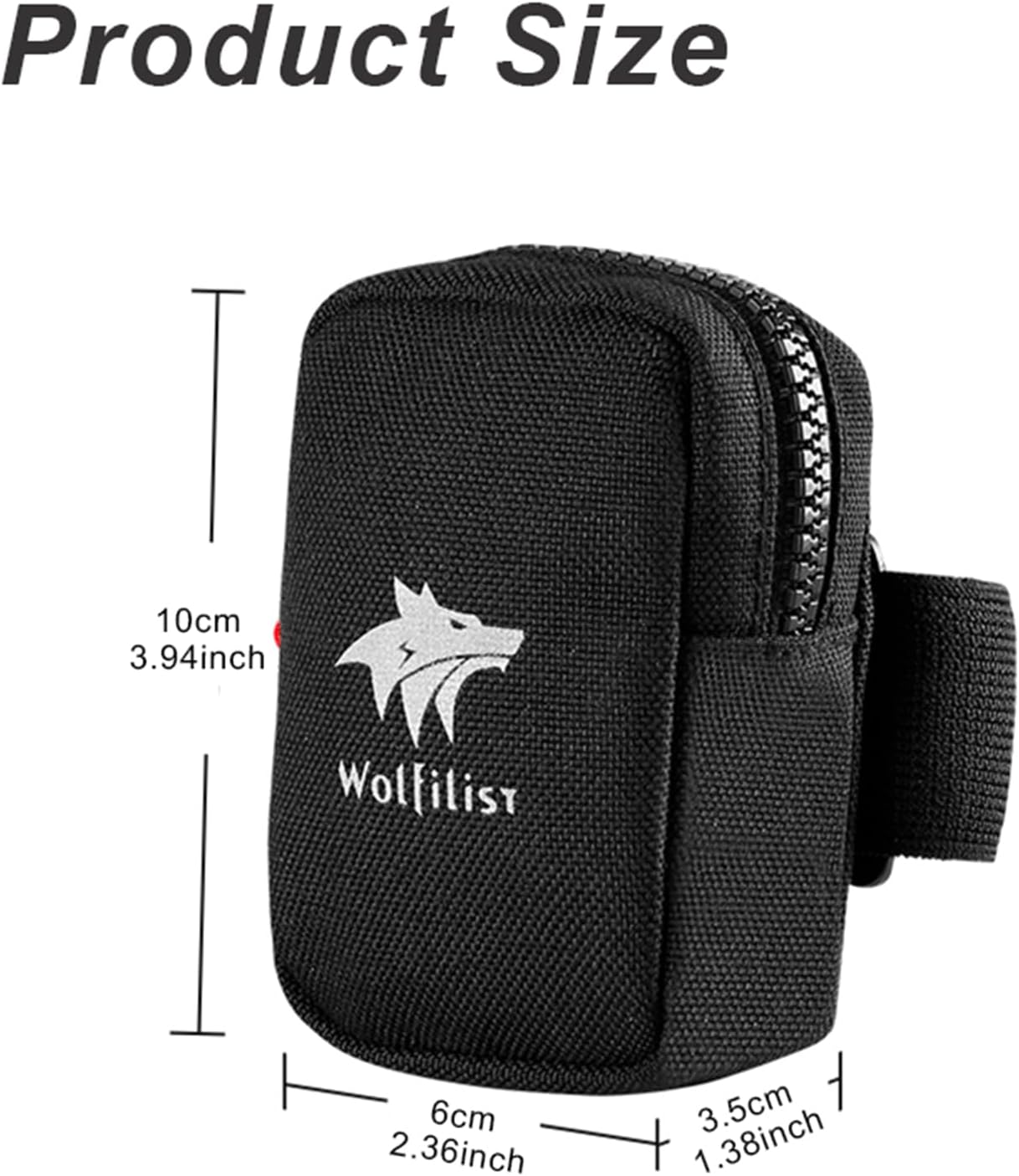 Compact Cycling Saddle Bag - Fits Under Bike Seat for easy storage - Road Bike & Bicycle Seat Bag - Tiny Durable & Water-resistant (Mini) - Image 2