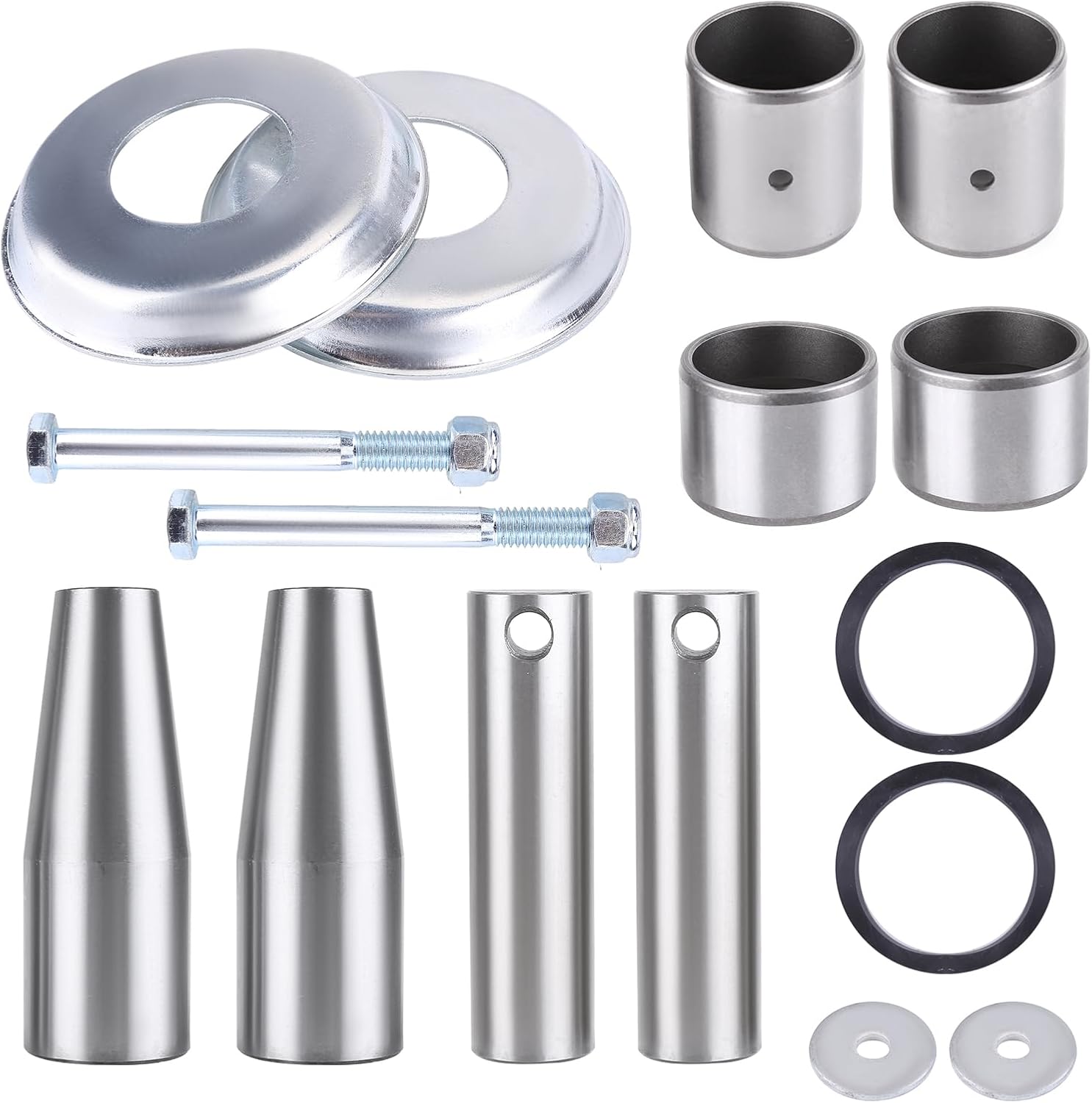 Pin and Bushing Kit Compatible for Bobcat Skid Steer Loader Bucket Lower Upper 753 S150 S160 S175 S185 S330 T250 T300 T320 Lining Kit/Mount Bushings Replacement 6577954 680545 Bushing Kit