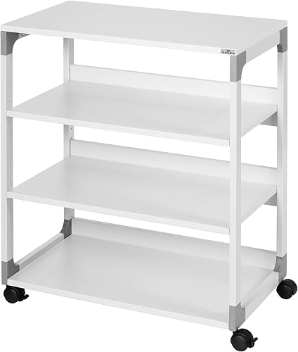 Durable 371110 System Multi Trolley 88, gris, esquinas reforzadas con fibra de v