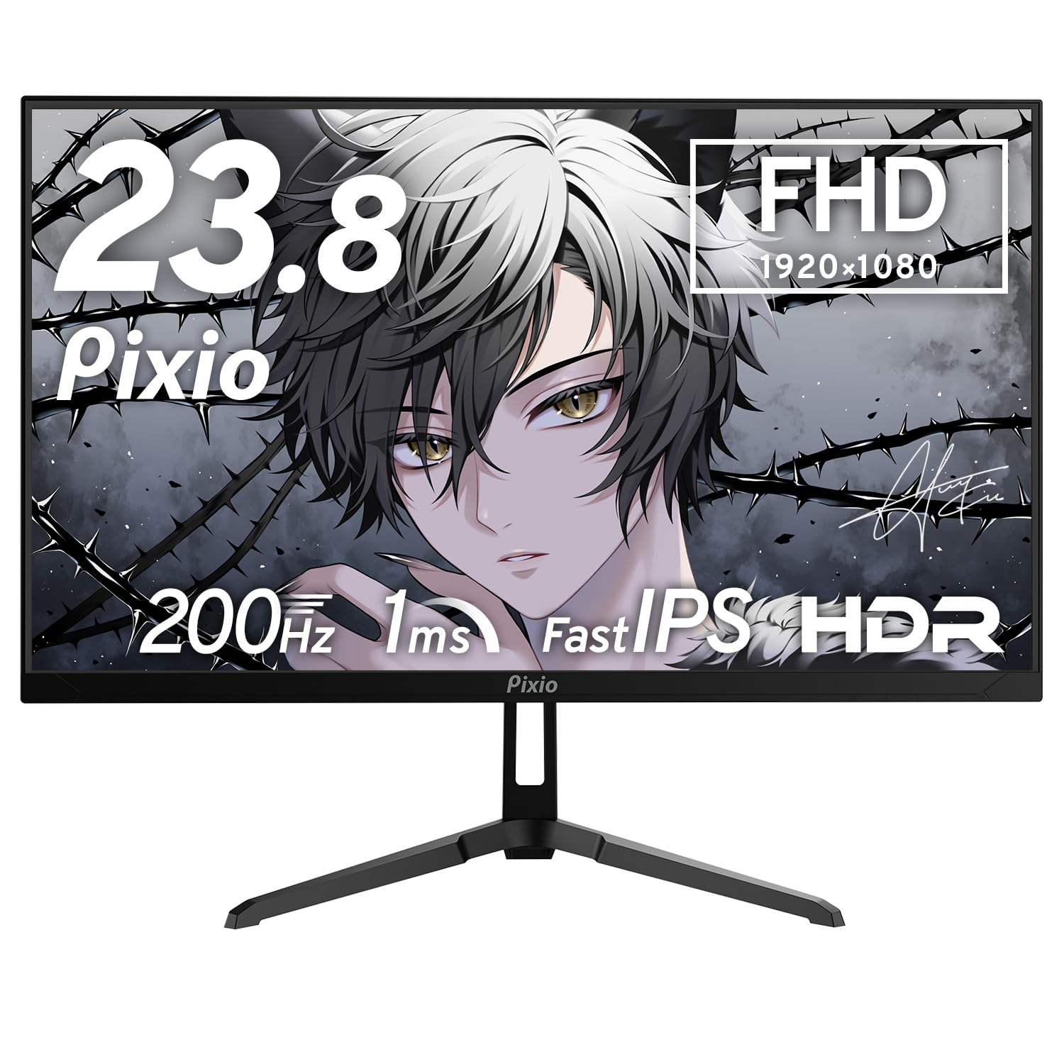 【美品】Pixio ピクシオ PX248P ゲーミングモニター 23.8インチ Amazon.co.jp: Pixio PX248 Wave Black ゲーミングモニター 23.8