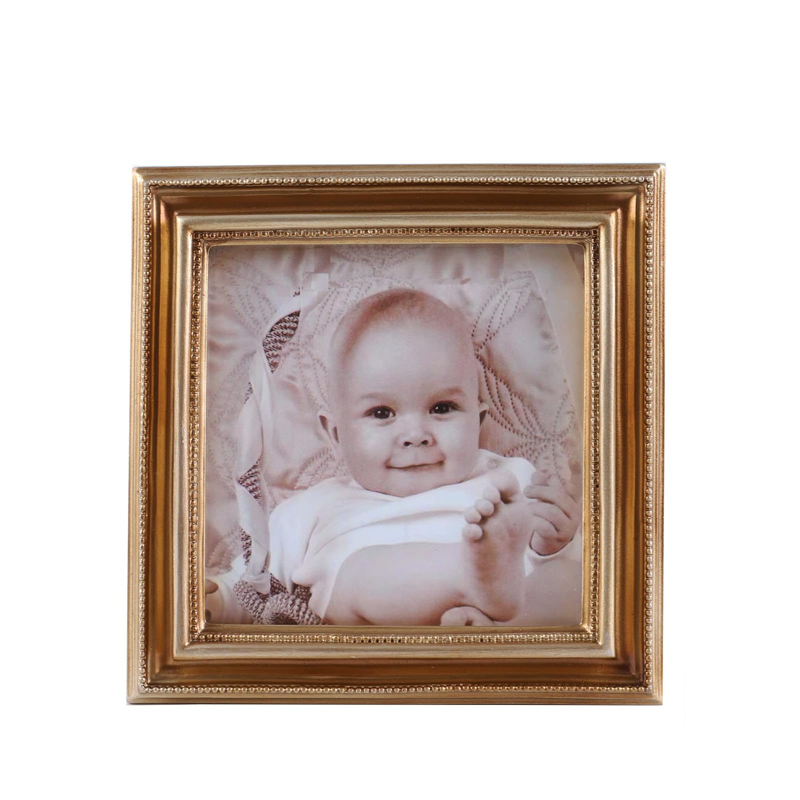 SIKOO 3x3 Picture Frame Beaded Vintage Frame