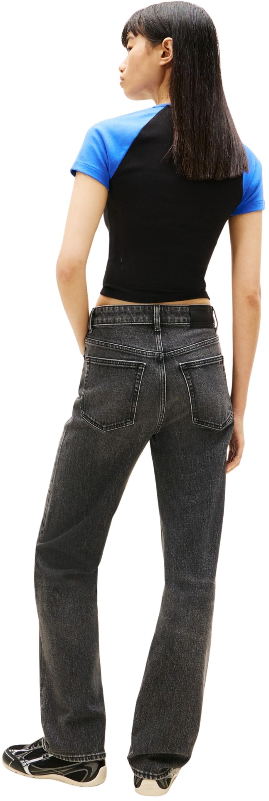 Tommy Jeans - Kira Mr Slim STR Bi0187 Dw0dw22649, Dritto Donna