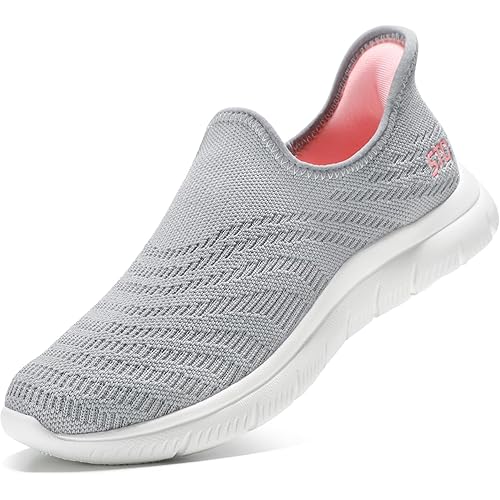 STQ Walking Shoes Women Hands Free Orthopedic Slip on Sneakers