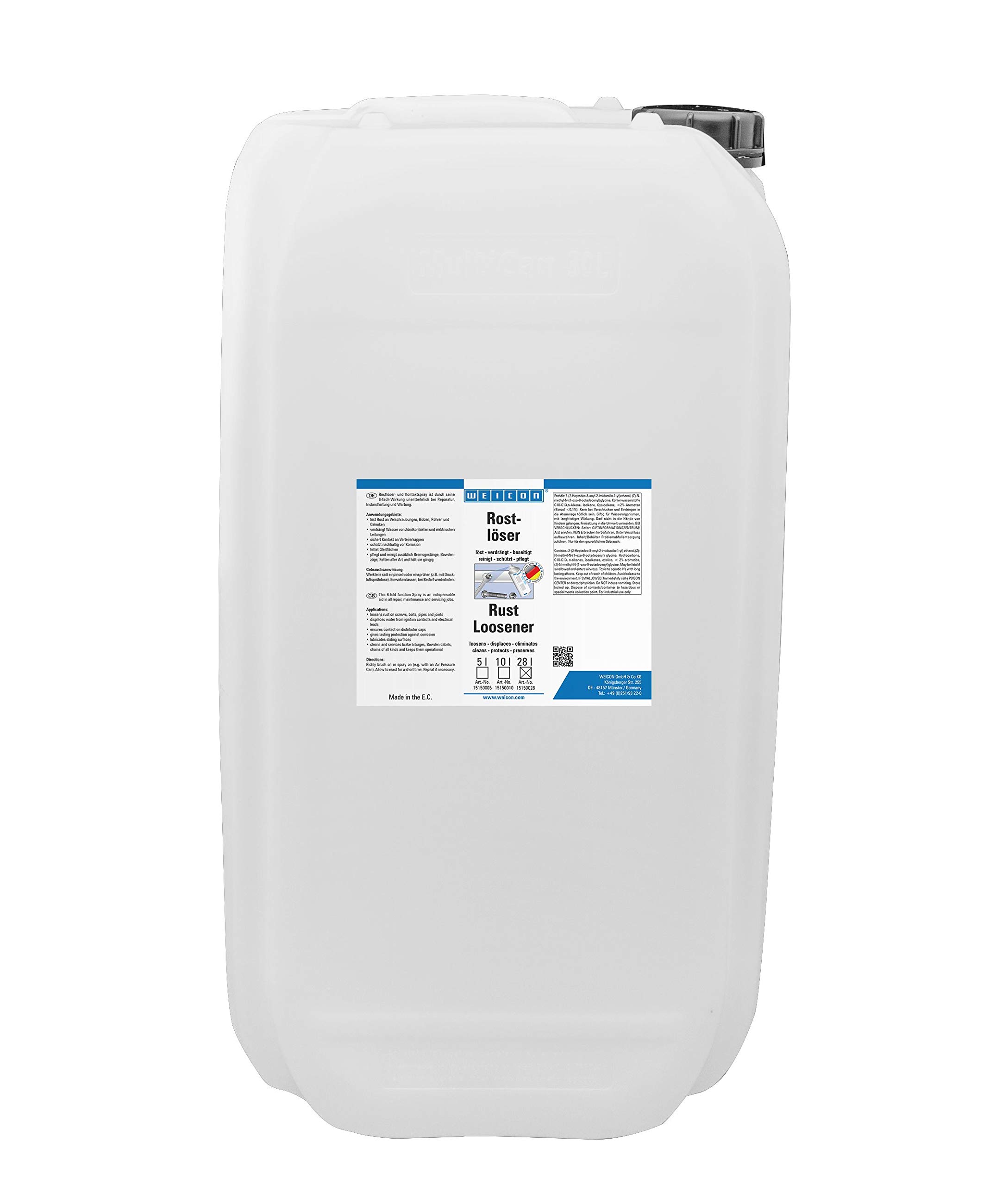WEICON Aflojatodo | 28 L | Con efecto séxtuple |Lubricante para reparación y mantenimiento