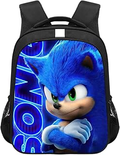 Sonic The Hedgehog 3D Printed Children's School Backpack for Kids Travel Rucksacks Book Bags Kids School Bag