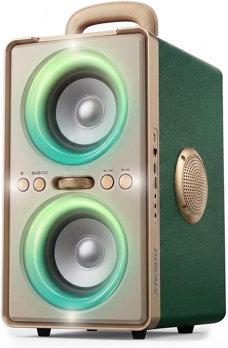 Cassa Bluetooth Portatile, 240W (Peak) Altoparlante Bluetooth Suono Potente e Nitido, Bassi Profondi, 20H, TWS Stereo Speaker, per Party, Campeggio, Spiaggia, Home e Outside (Green)
