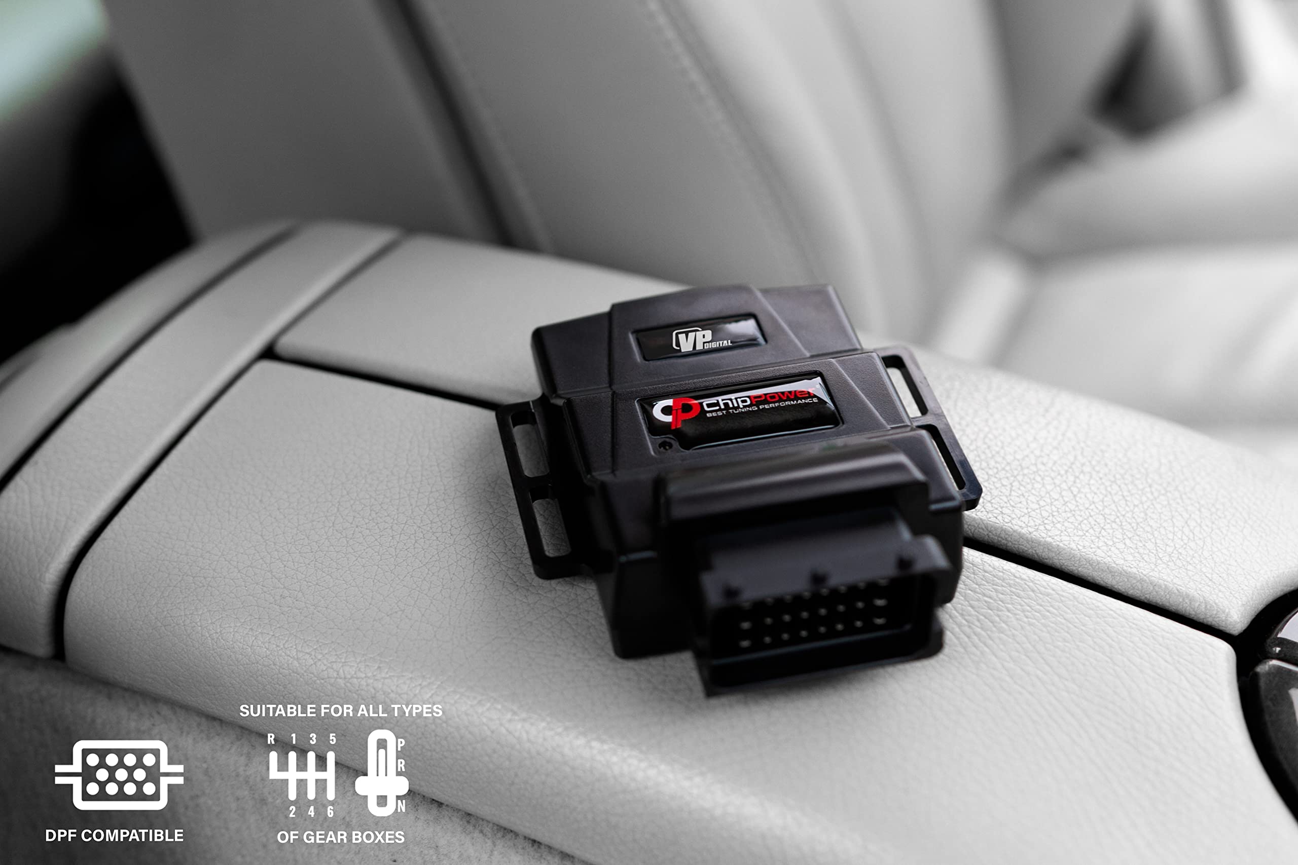 ChipPower Chip de Potencia VPd al coche para Volkswagen T4 Mk4 IV 2.5 TDI 75 kW 102 CV 1995-2003 Tuning Box Diesel ChipBox Más Potencia del Coche y Menor Consumo de Combustible