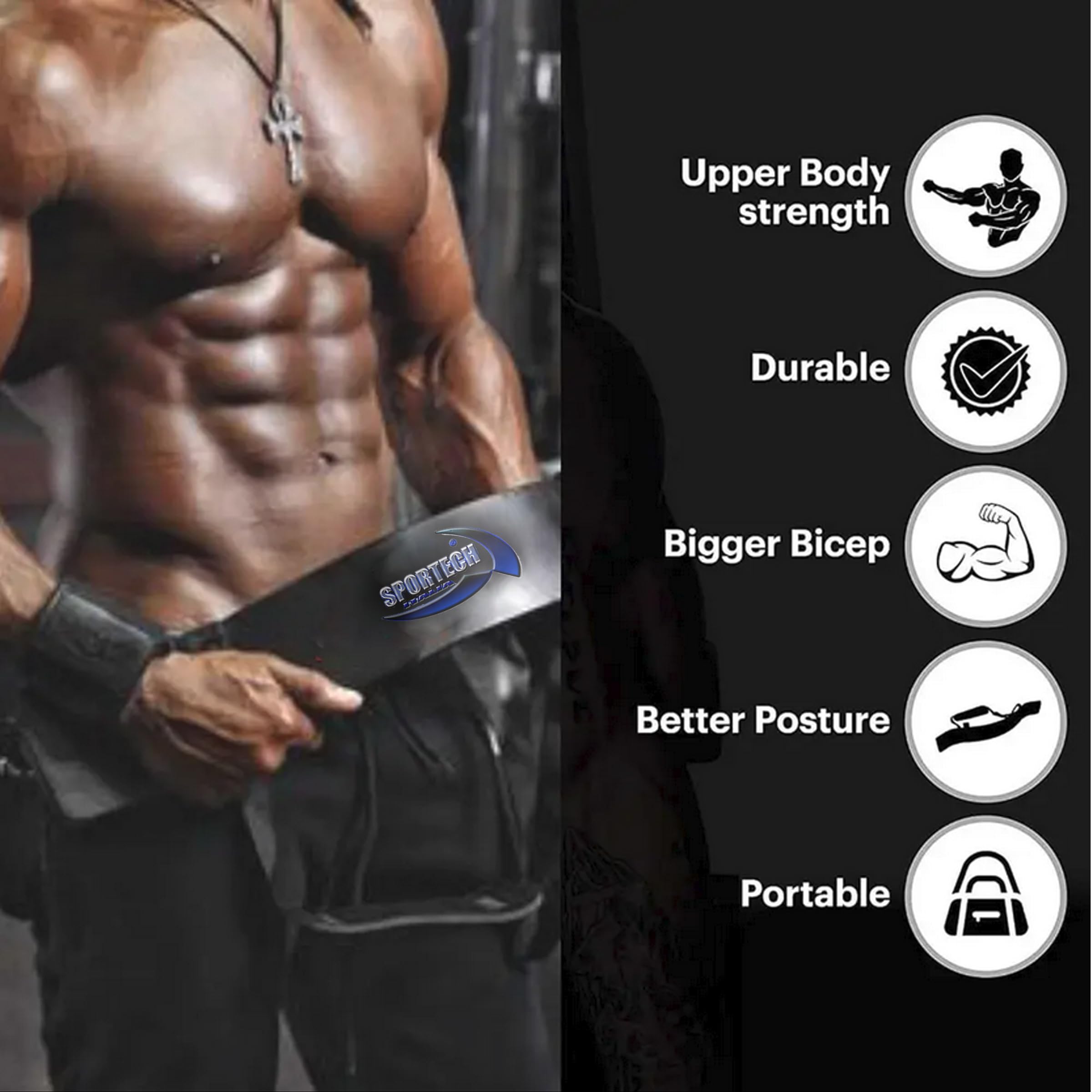 Arm Blaster Esercizio Bodybuilding potenziamento Muscolare bicipiti Training Sollevamento Pesi Allenamento Palestra Biceps Isolato attrezzo Palestra