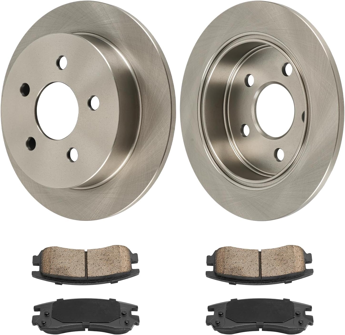 Rear Brake Kit,OE Brake Rotors and Ceramic Brake Pads Fits for Impala 2000-2005,Monte Carlo 2000-2005,Grand Prix 1997-2003,Regal 1997-2004,Montana 2002-2004,OEM#55039+D698