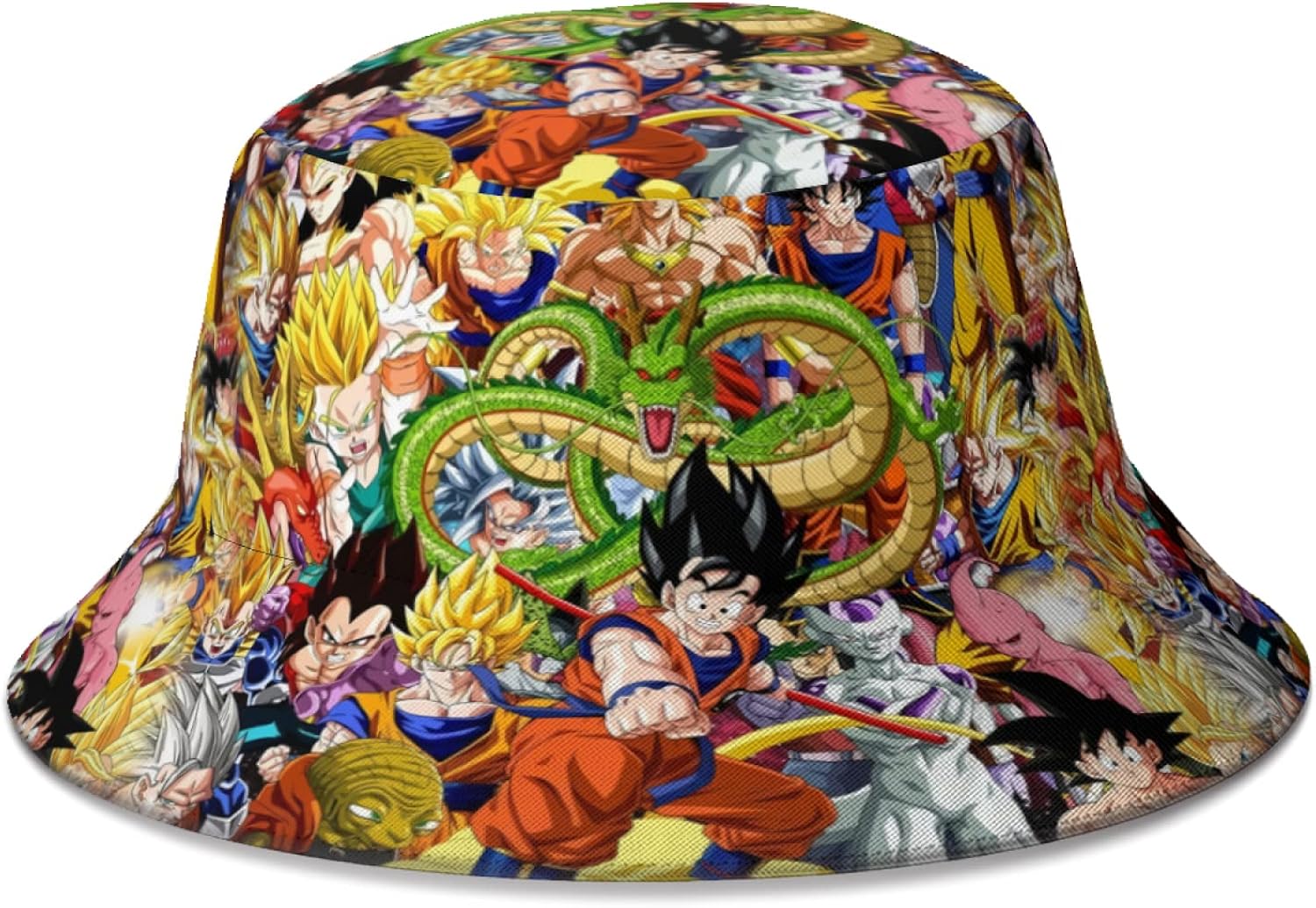 Sombrero de cubo de anime para hombres y mujeres, sombreros de cubo de dibujos animados, sombrero de protección solar plegable al aire libre fresco