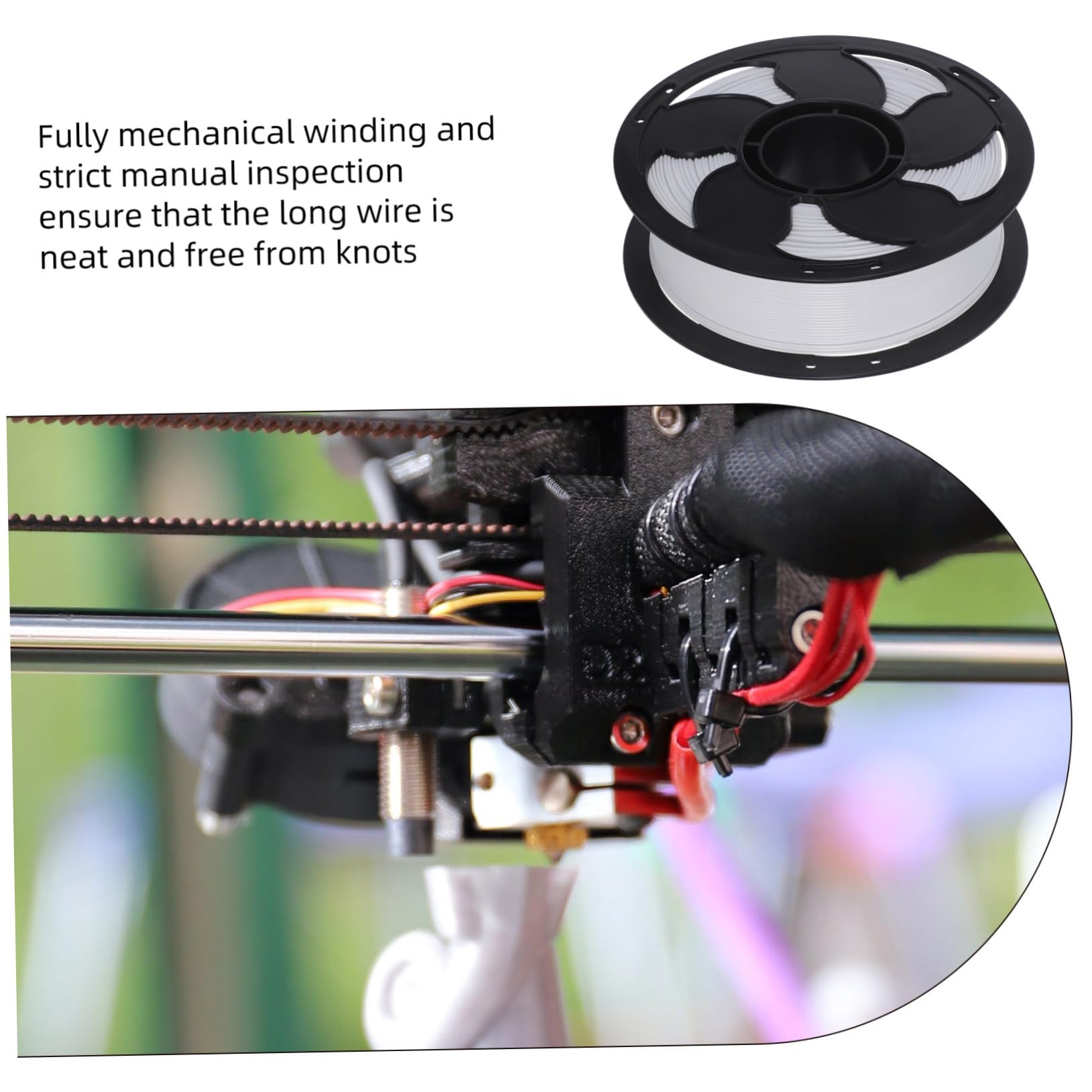 Petg Filament 1, 75mm Schwarz 1kg pro Rolle für 3d-drucker