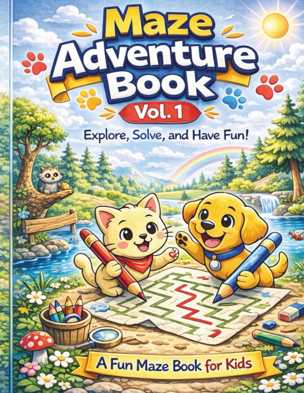 Maze Adventure Book