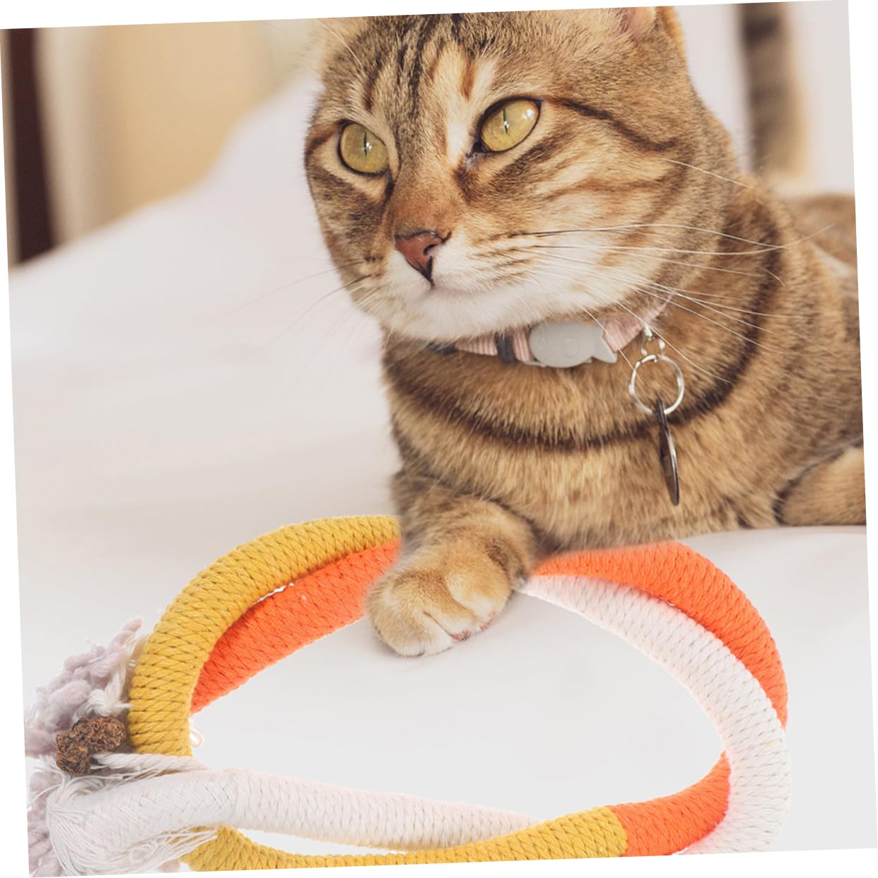 BESPORTBLE 12piezas Juguetes para Gatos De Catnip De Cuerda Masticable para y Aliviar Estrés Juguetes para Mascotas Interiores