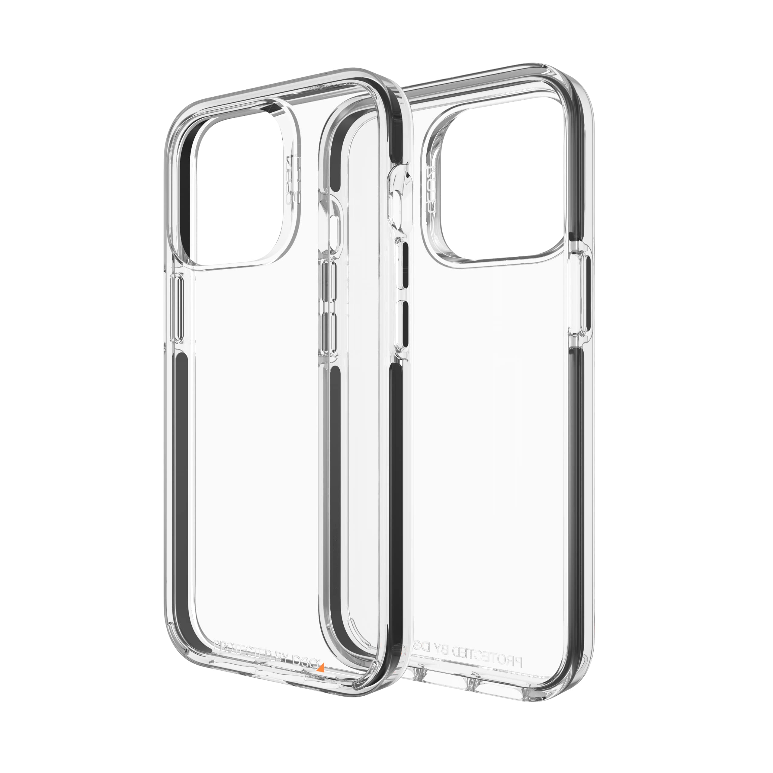 ZAGG Gear 4 Santa Cruz D30 Protective Case for iPhone 13 Pro, 5G, Slim, Shockproof, Wireless Charging, MagSafe, (Clear)