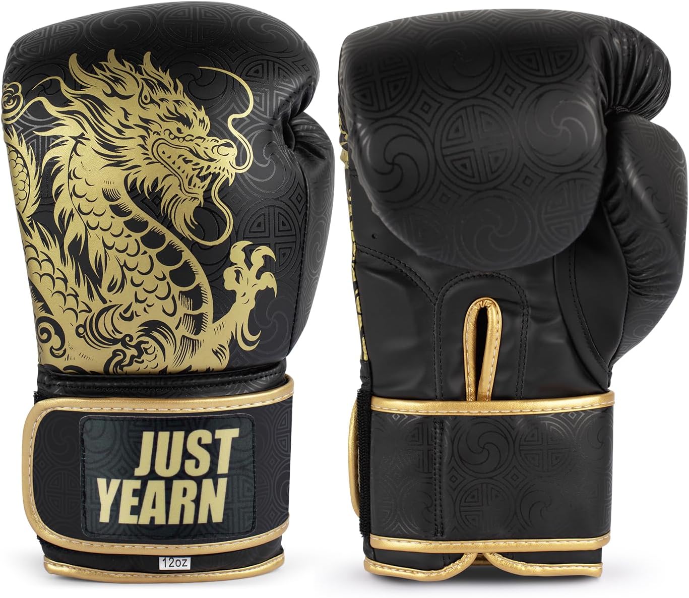 Professional Boxing Gloves for Men and Women, Training Gloves with Hook and Loop Closure, Ventilated Design