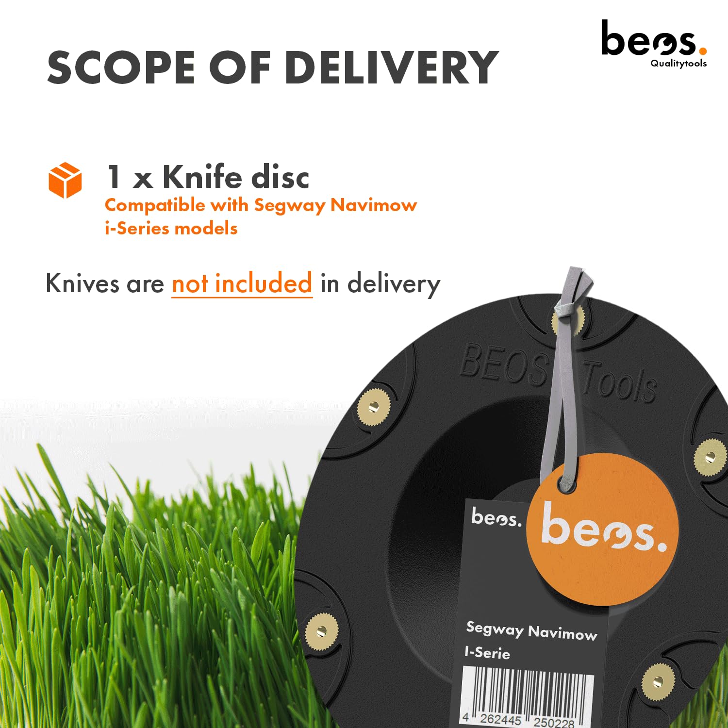 beos Premium Robotic Lawnmower Tuning, Blade disc for 6X Blades, for Segway Navimow i-Series - Image 2