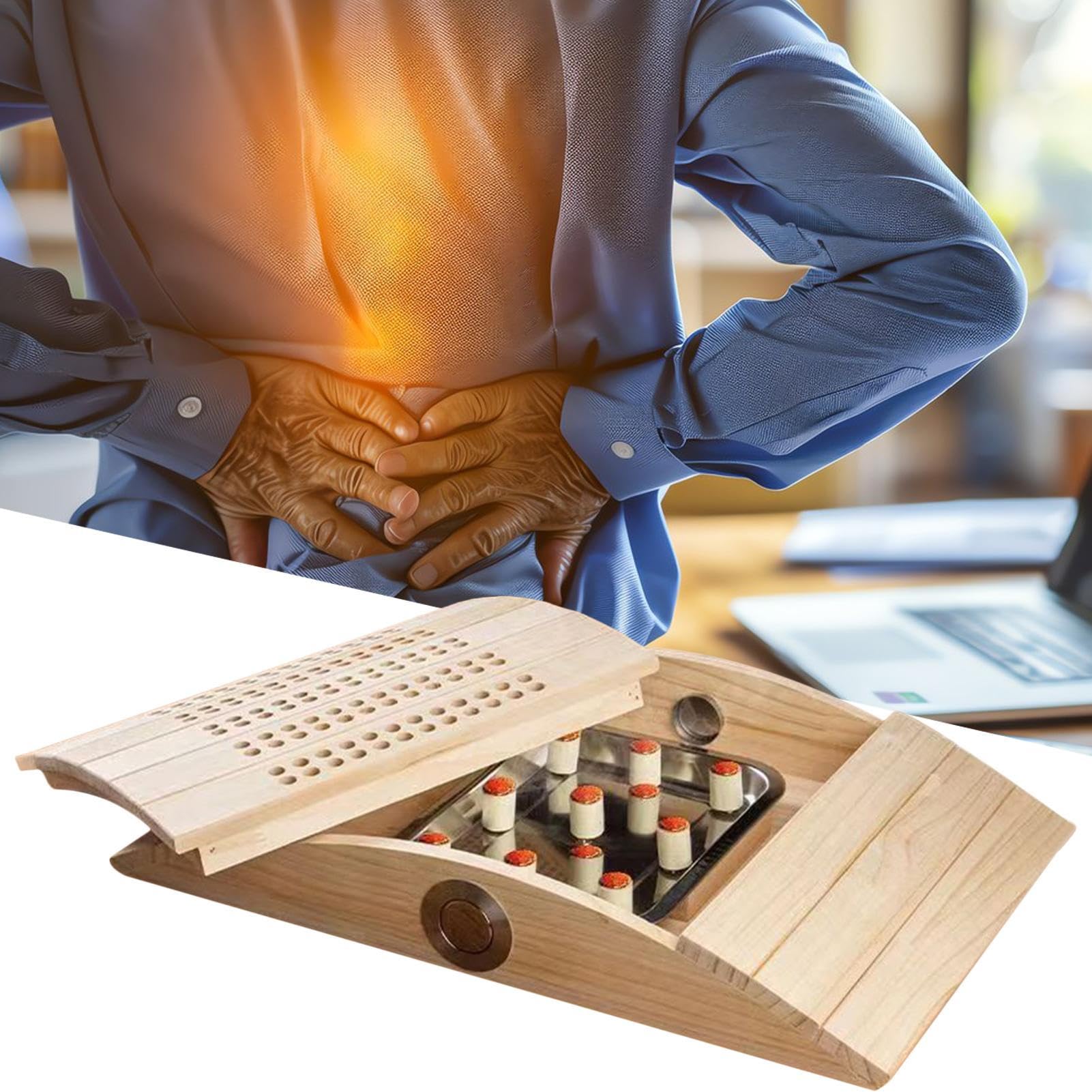 Pude?ko moxibustion, pude?ko moxiterapi? l?d?wiow? | Drewniane etui z wieloma otworami pio?un plecy talia wellness relaks