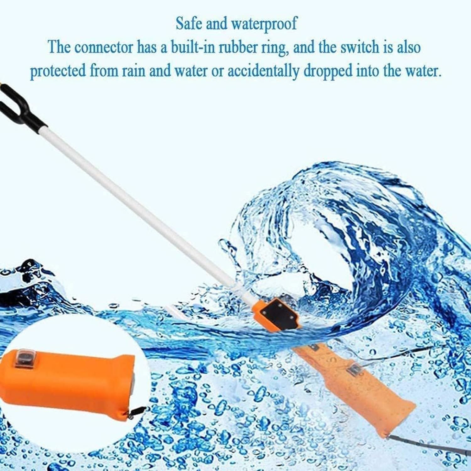 Palo de Seguridad para Ganado, Palo Eléctrico para Conducir Cerdos, Animal Electric Prod Hot Shock GanaderíA Granja Cerdo para Vaca Cerdo Ganado Cabras y Perro Grande 55cm