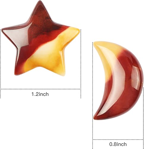 Miniatura 8 de SMQ Preciosas piedras preciosas en forma de estrella y luna para el hogar, decoración de oficina, fabricación de joyas