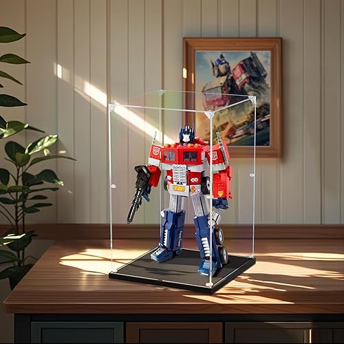 Miniatura 3 de Vitrina de acrílico transparente autoensamblable para coleccionables, caja de exhibición de acrílico, estuche de vidrio alternativo para figuras de