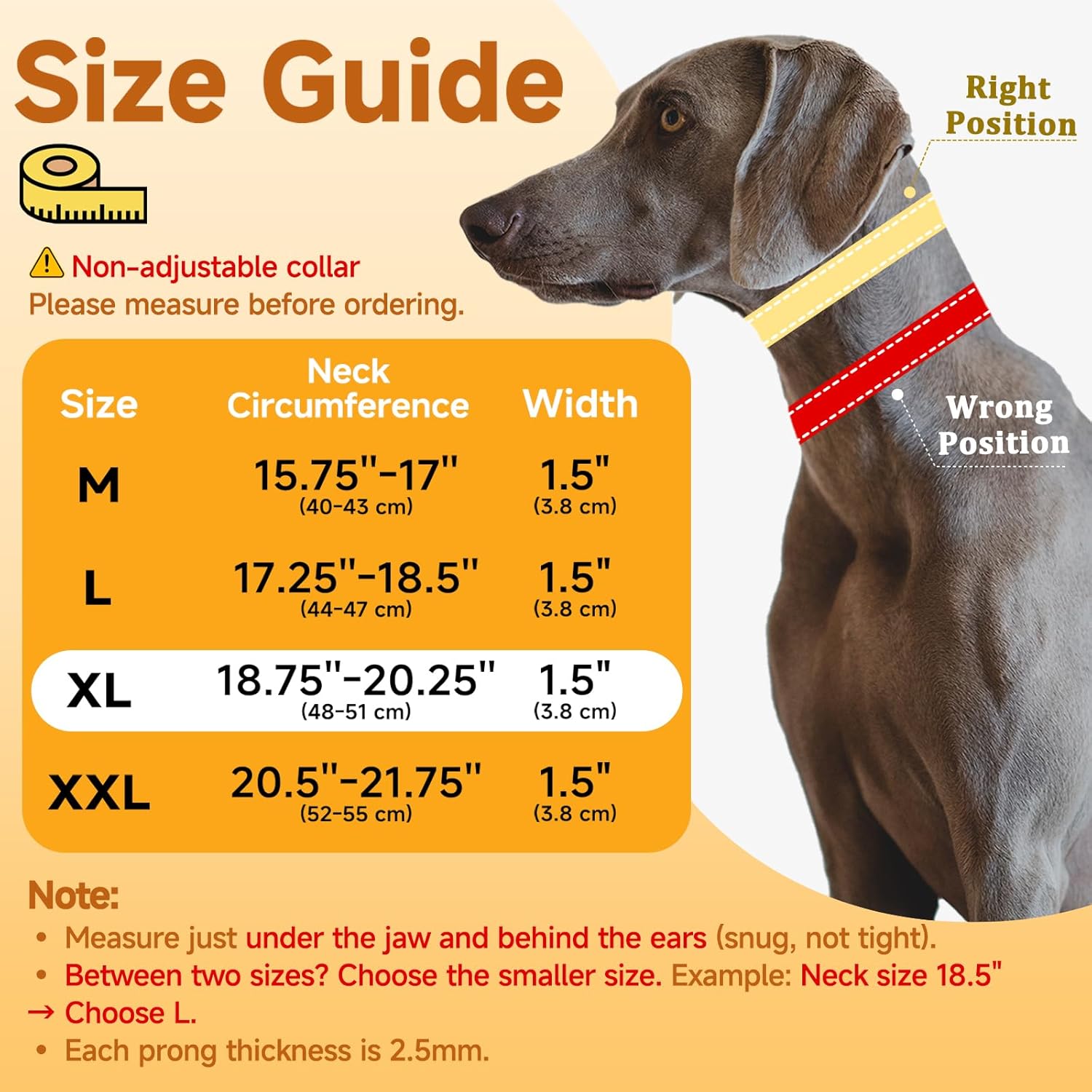 Mayerzon Martingale No Pull Collar for Medium Large Dogs, Walking Training Collar for Dogs German Shepherd Boxer Rottweiler That Pull, Reflective, with 360° Swivel Ring and Release Buckle(XL, Black)
