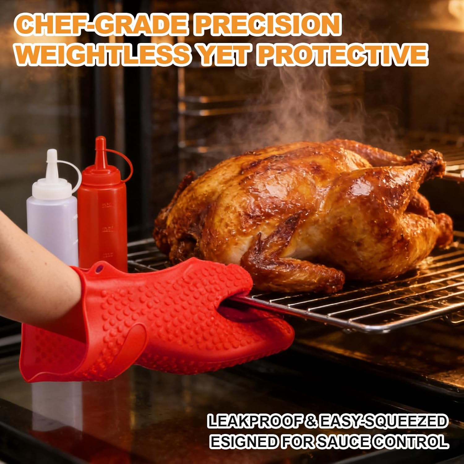 21" Insulated BBQ Blanket for Resting Meat, 9 Pcs Griddle Accessories Set, Heat Resistant Gloves, Stainless Steel Griddle Spatula, Tongs& Brushes, Meat Press, Gift for Men, Dad, Grill Lovers