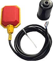 Vista 1 de Interruptor flotante para bomba de sumidero - Sensor de nivel de agua de 10 pies con microinterruptor Honeywell y longitud de amarra ajustable