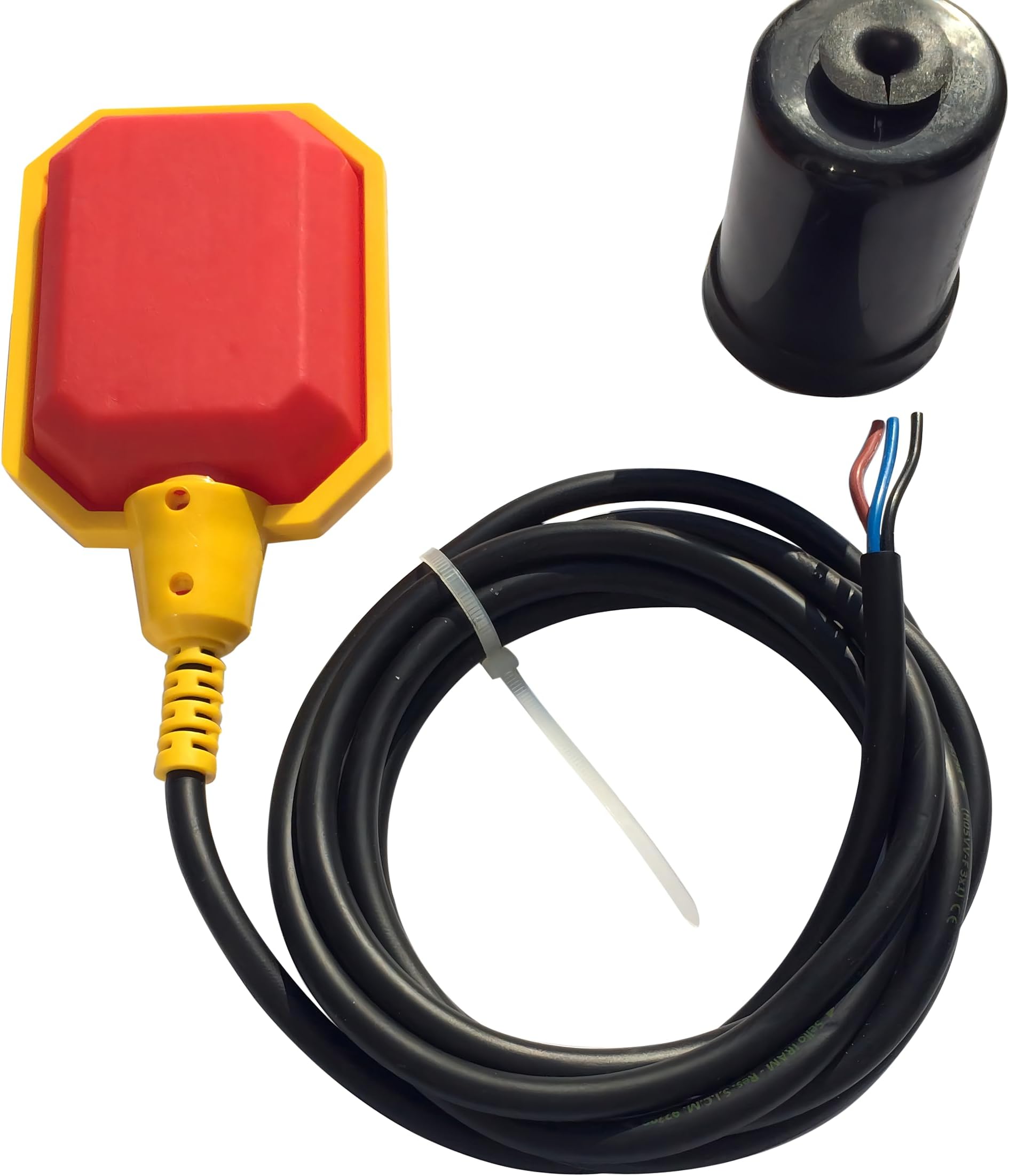 Float Switch w / 10 ft. (3 Meter) Cable, Water Tank, Sump Pump