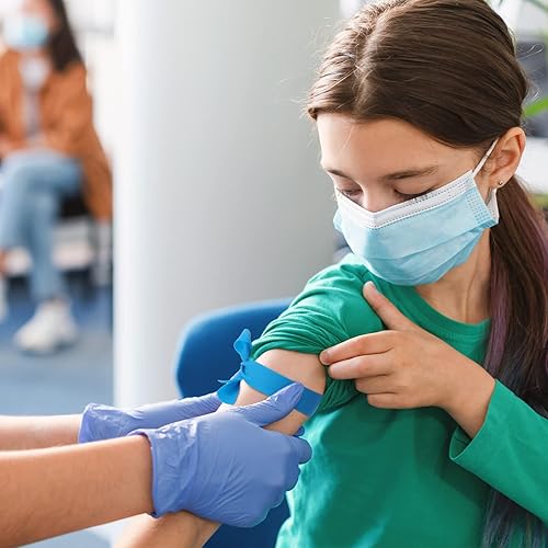 Miniatura 7 de 150 torniquetes desechables de primeros auxilios, sin látex, torniquetes azules, antidesgarros, torniquete de un solo uso, suministros de