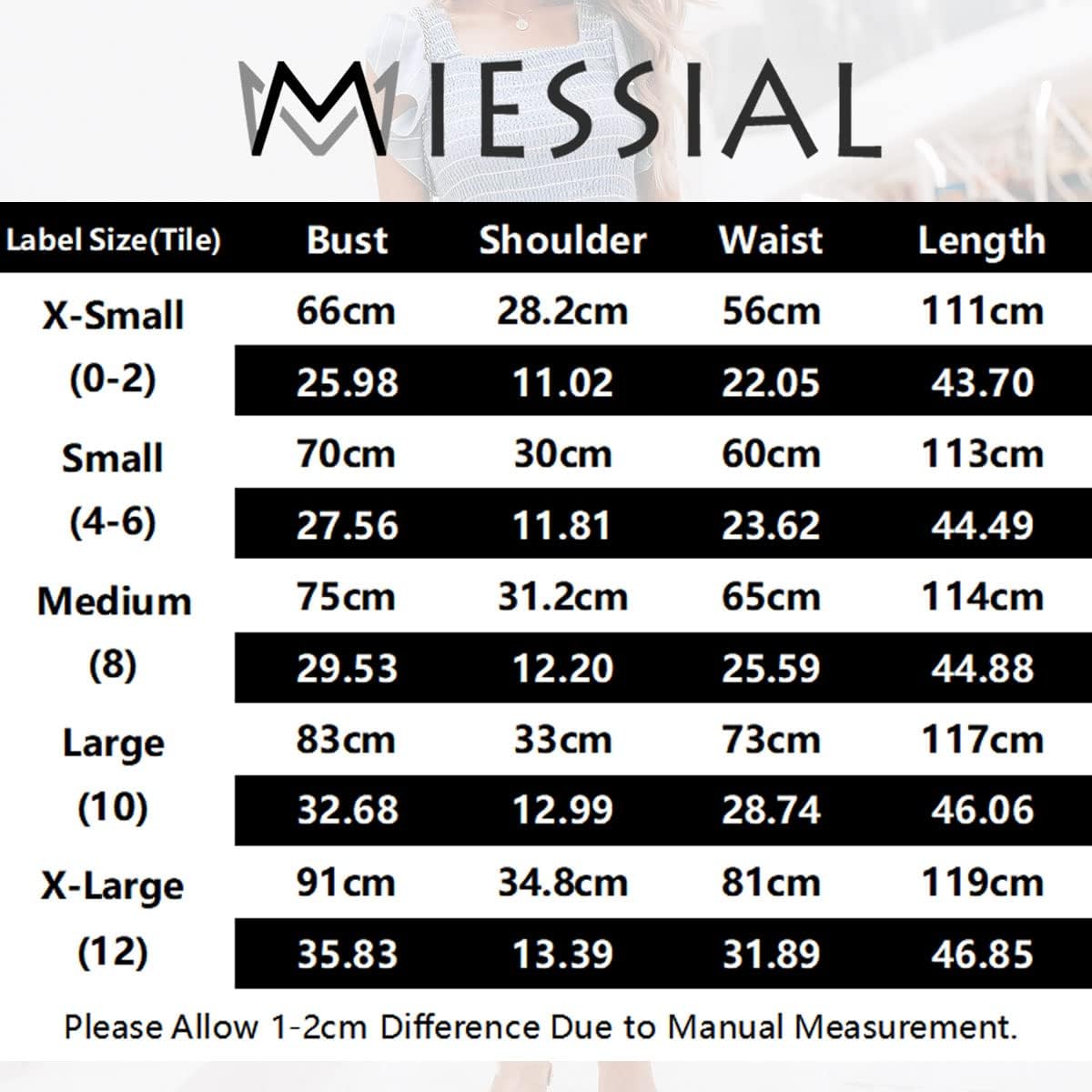 Miessial Womens Summer Smocked Midi Dress Casual Flutter Sleeve Long Boho Flowy A Line Church Modest Dresses with Pockets - Image 4