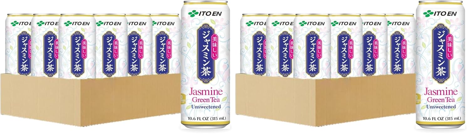 Ito En Jasmine Green Tea, Unsweetened, 10.6 Ounce (Pack of 12)