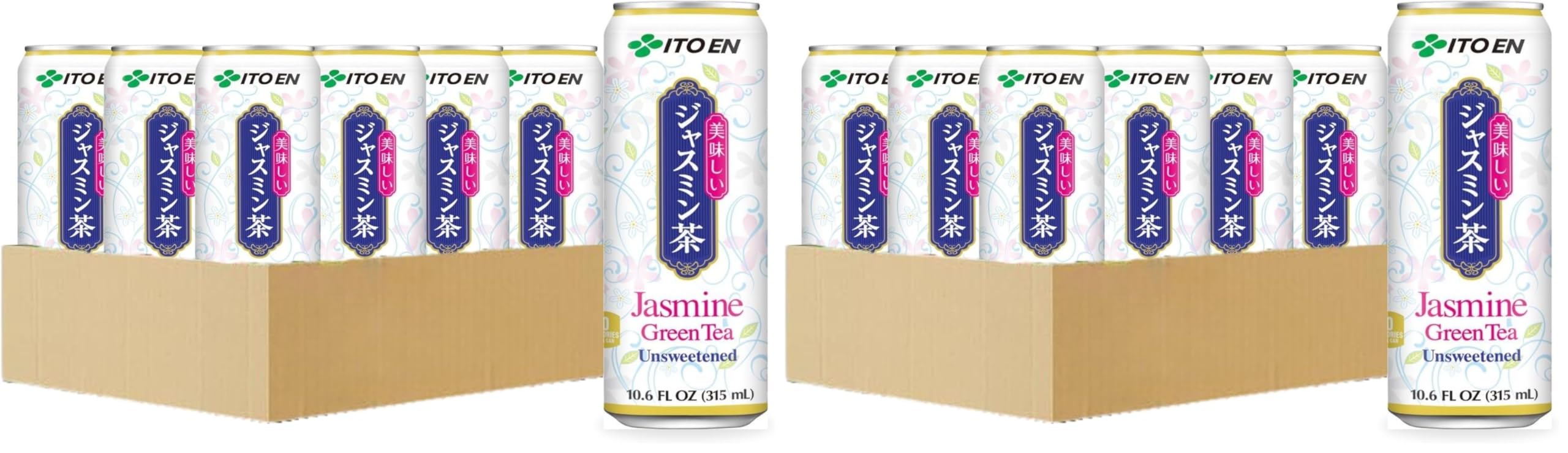 Ito En Jasmine Green Tea, Unsweetened, 10.6 Ounce (Pack of 24)