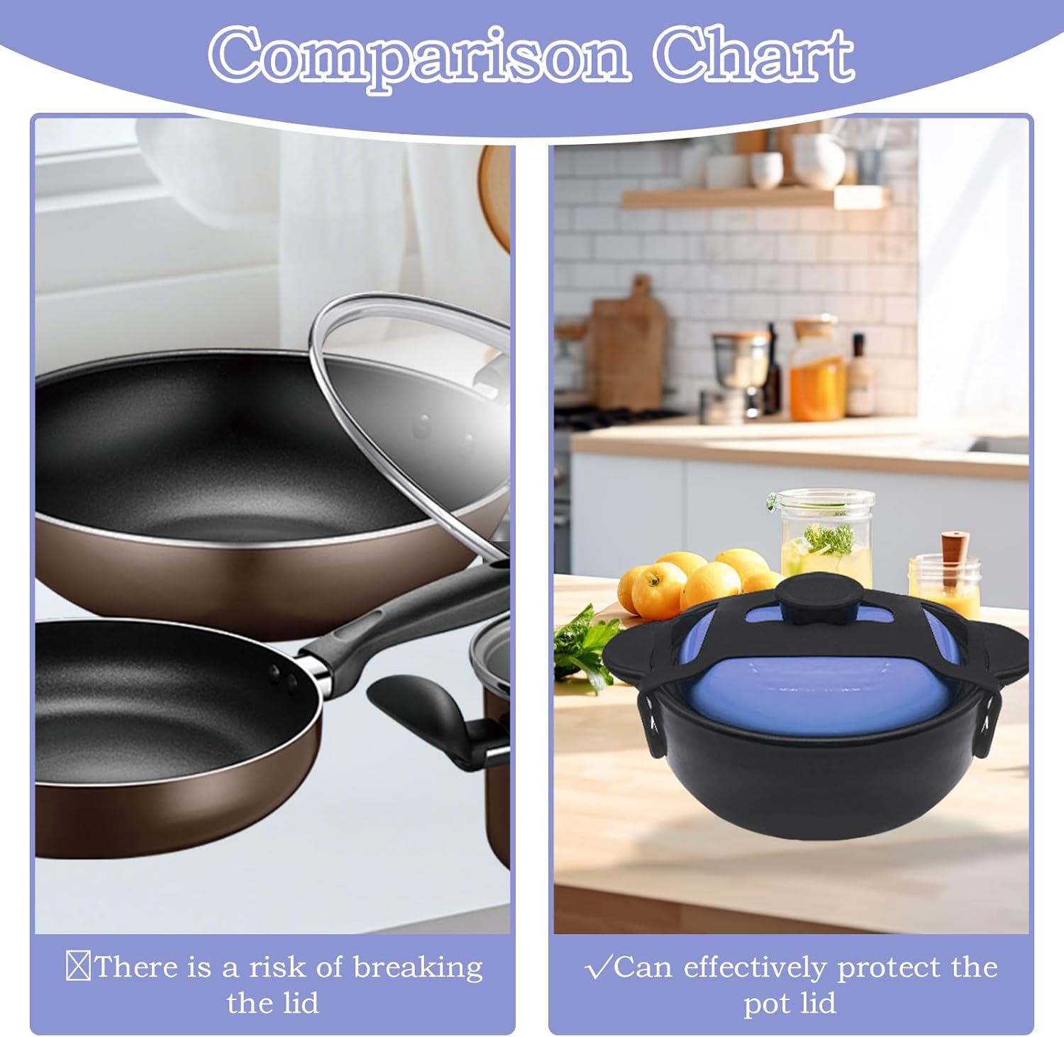 1Pcs Black Universal Fixing Strap, Black Pot Lid Accessories Tools Lid Holder Tools Heat-Resistant, No-Spill Design Transport Accessories Not Easily Damaged - Image 6