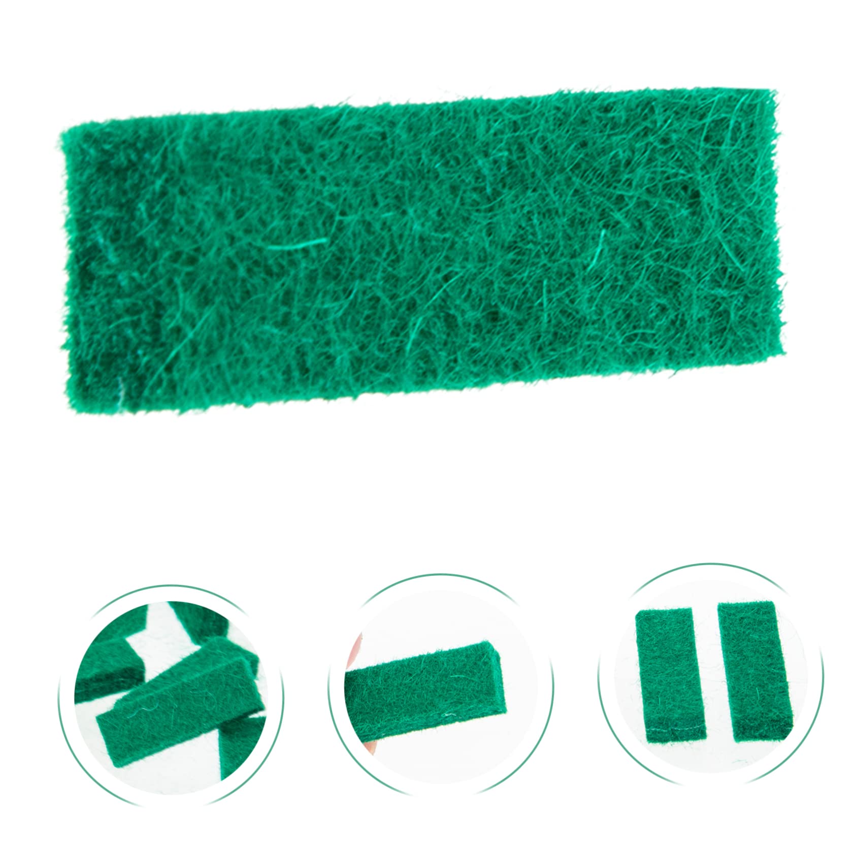 Kisangel 50pcs Piano Damping Felt Cover Tuner Mutes Tuning Piano Mute Tools Piano Fixing Tool Piano Felt Key Maintenance Professional Piano Accessories Strips Simply Mute for Piano Green
