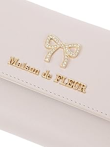 Amazon | [メゾン ド フルール] リボンビジューウォレット