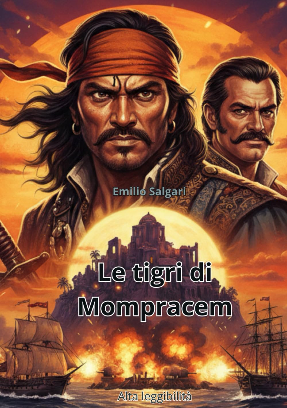 Le tigri di Mompracem: Edizione a caratteri grandi