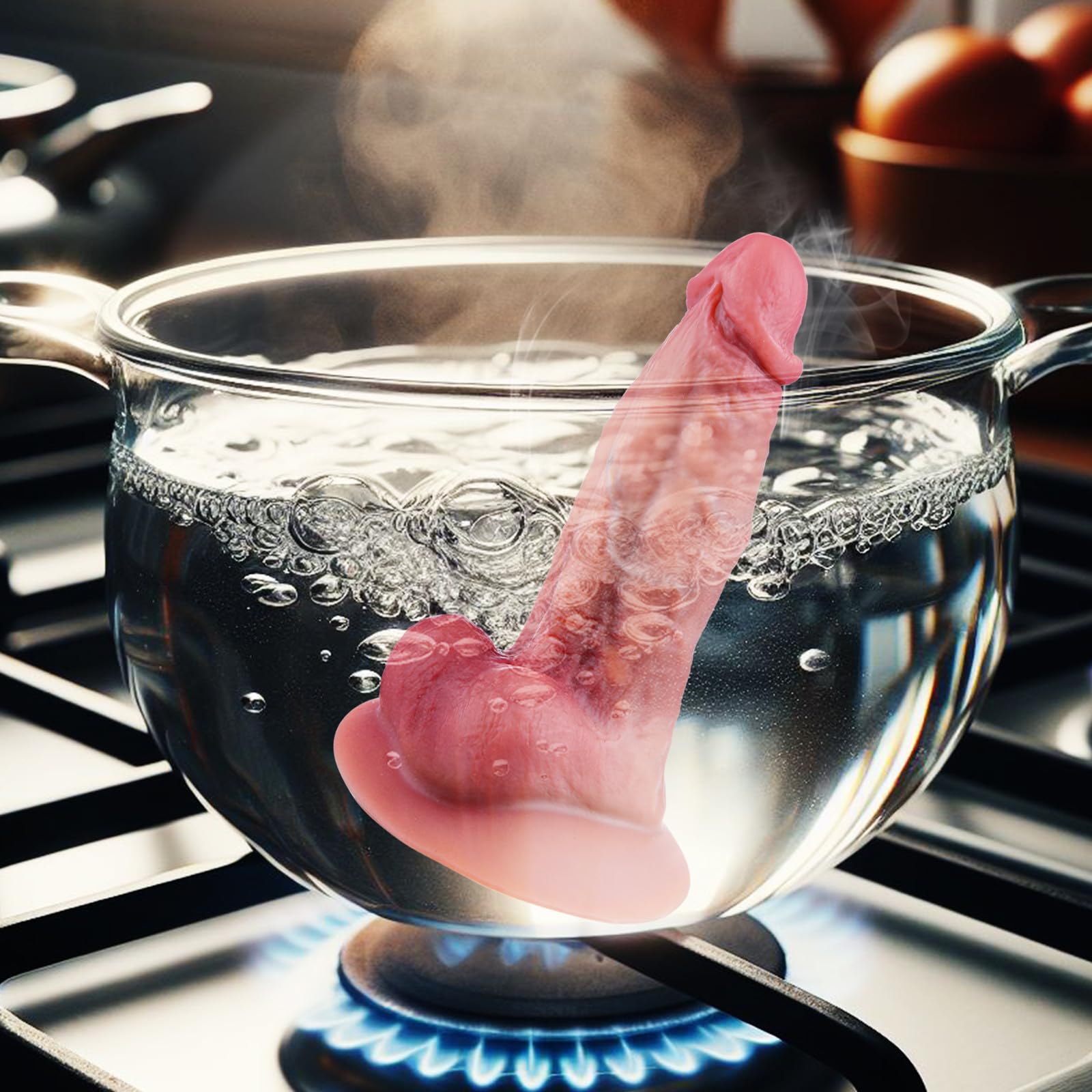 Mini dildo realistico di 3,7 cm di diametro, adorabile dildos da 13 cm per principianti, dildo anale in silicone con grande ventosa, stimolatore del punto G adatto a donne, uomini e principianti