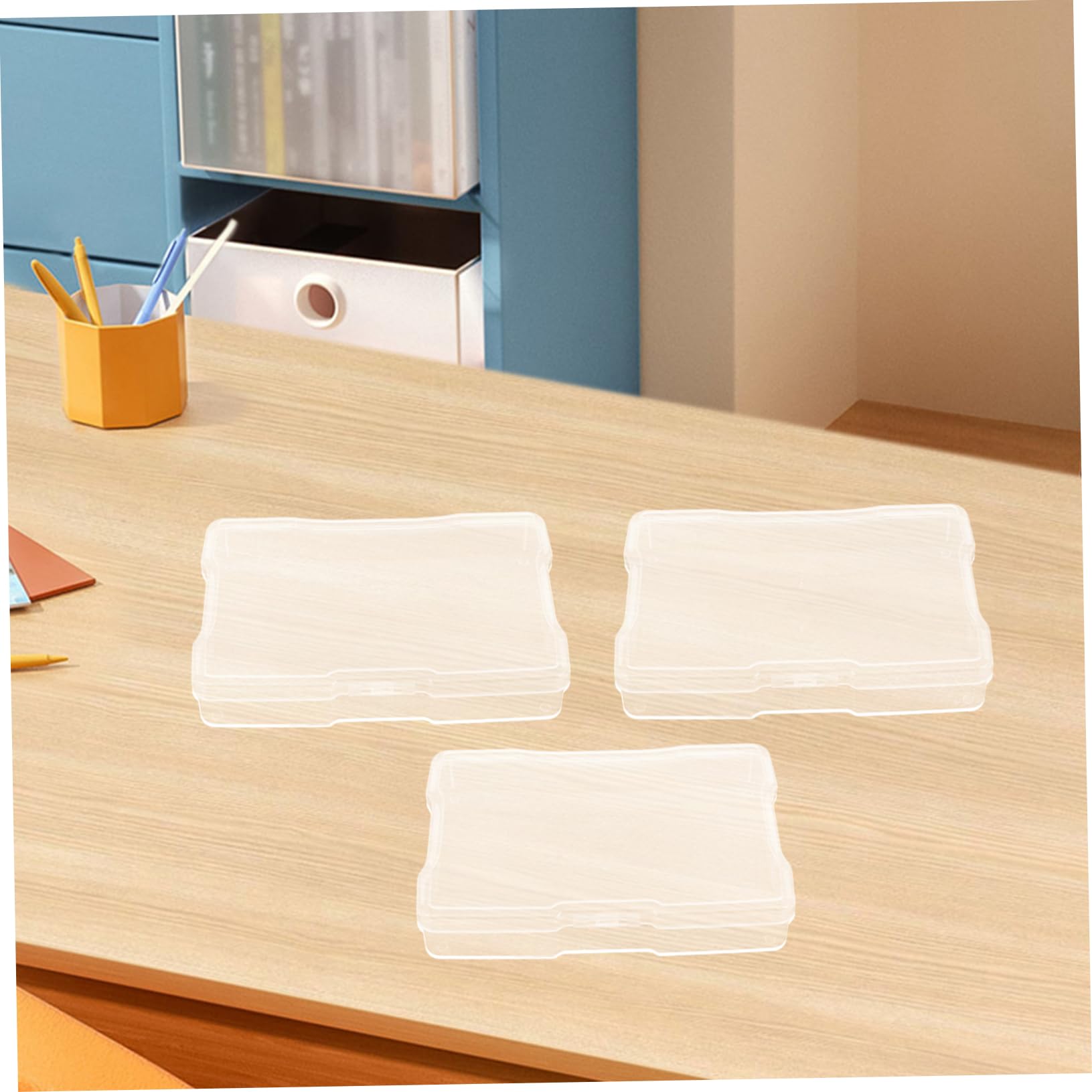 HEALLILY 6pezzi Scatola Per Foto Trasparente Da Organizer Multifunzionale Per Immagini Artigianato e Piccoli Componenti Resistente e Facile Da Pulire