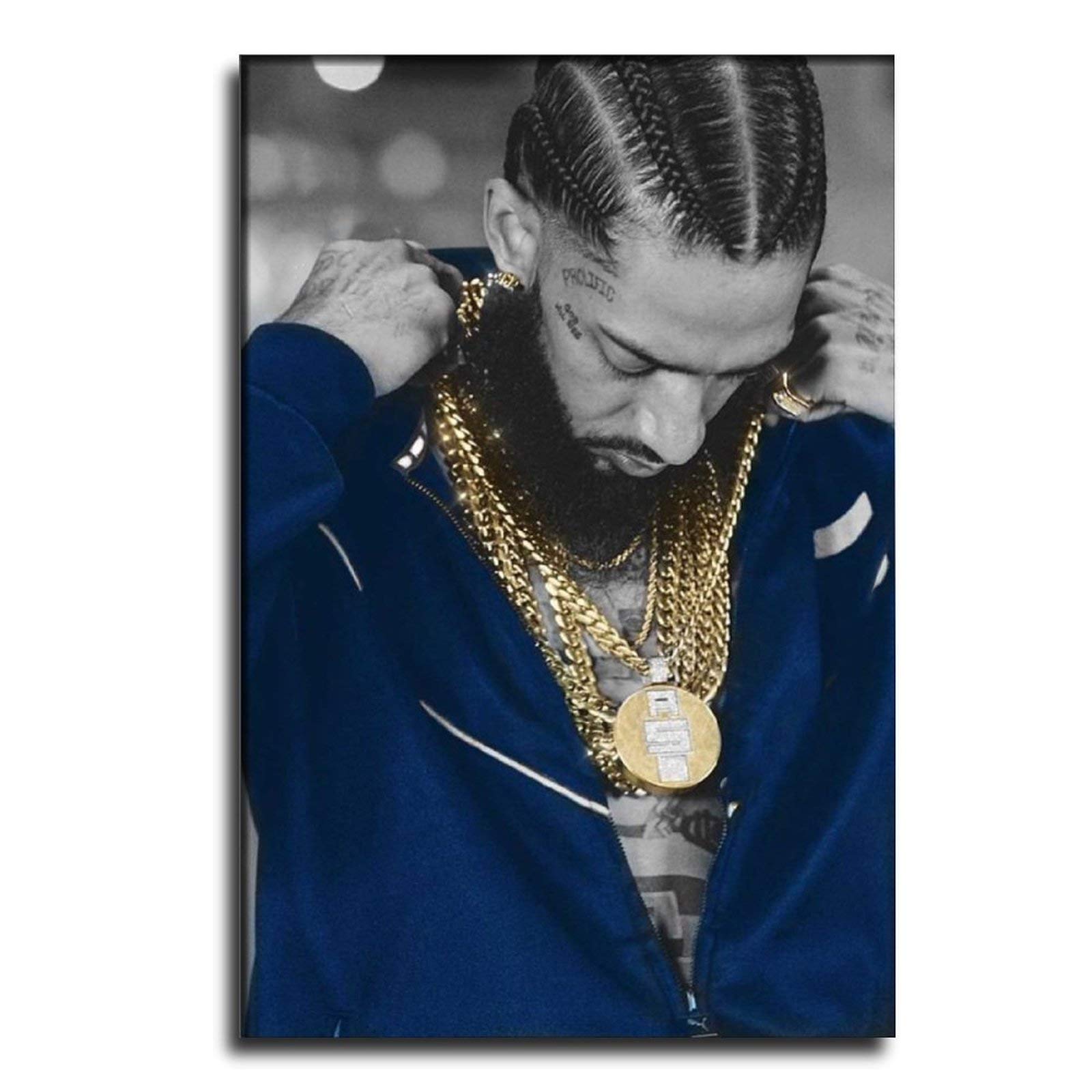 Nipsey Hussle Braids Style Poster Poster Decorative Painting