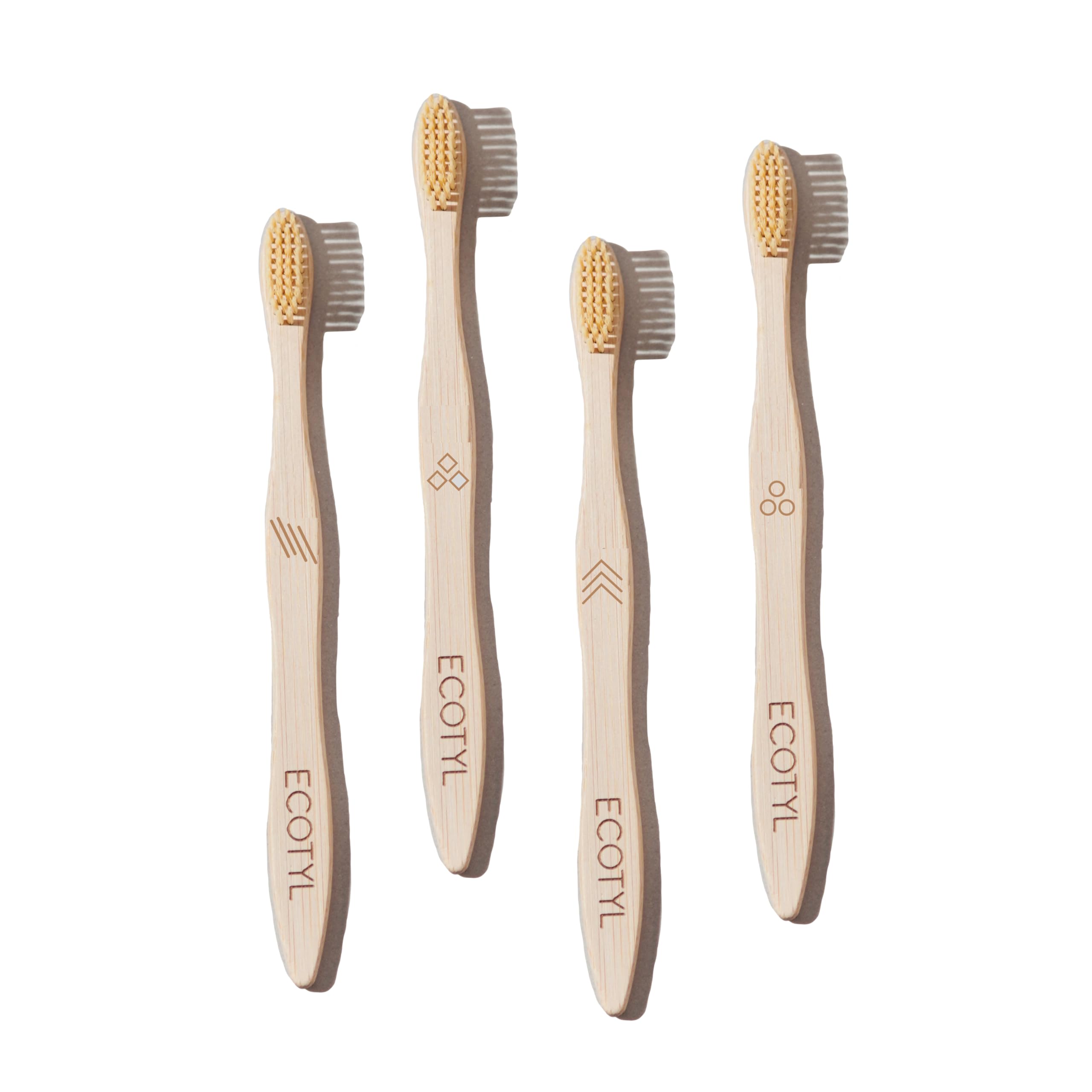 Ecotyl Bamboo Tooth Brush | Ultra Soft Bristles | Thorough Cleaning | Set of 4 (B0BP2PGM9D) Amazon Price History, Amazon Price Tracker
