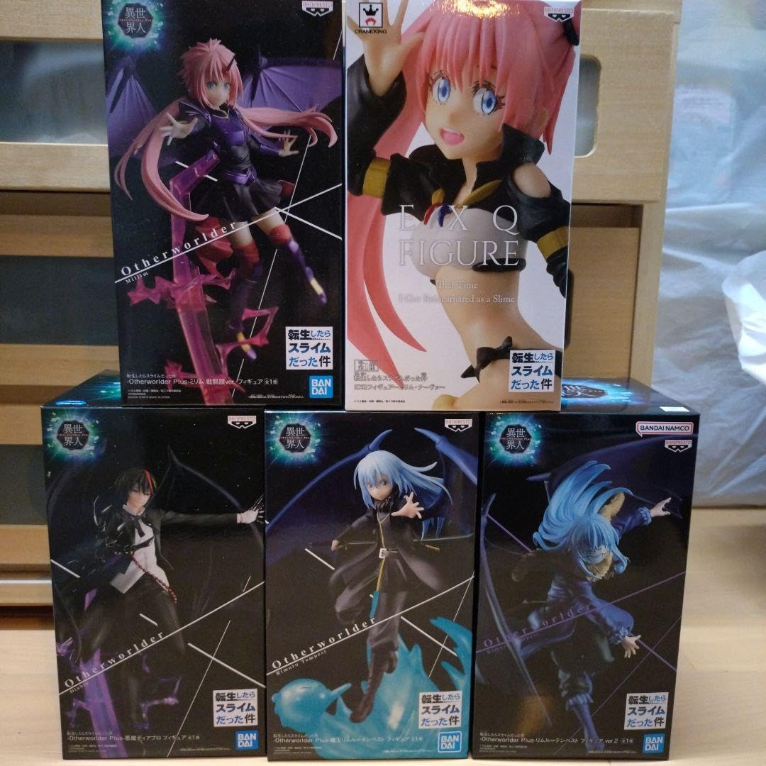 転すら　フィギュア　5体セット Amazon.co.jp: 転生したらスライムだった件転スラ) フィギュアセット