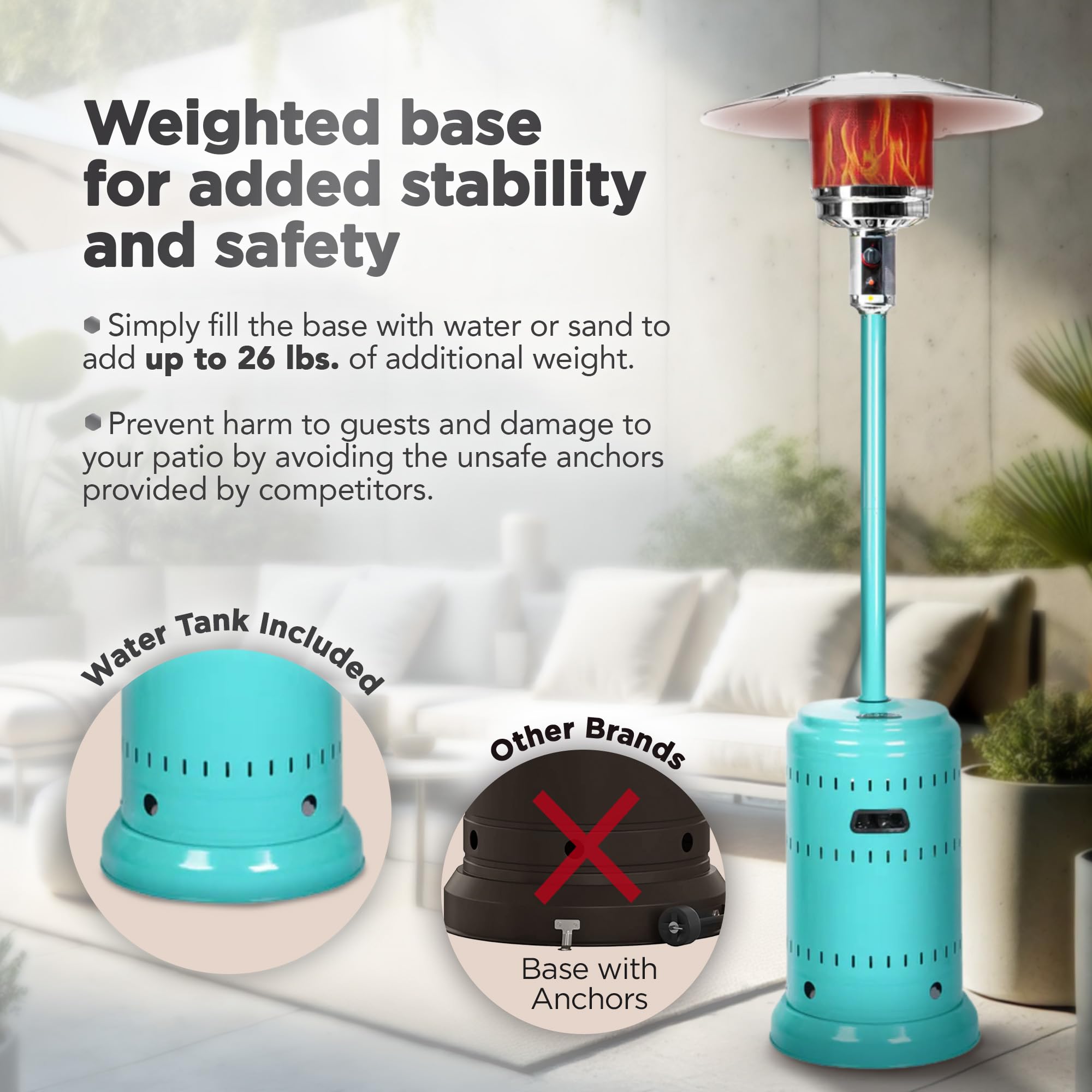 Heaters For Covered Patios Review Fire Sense Pro Series Patio