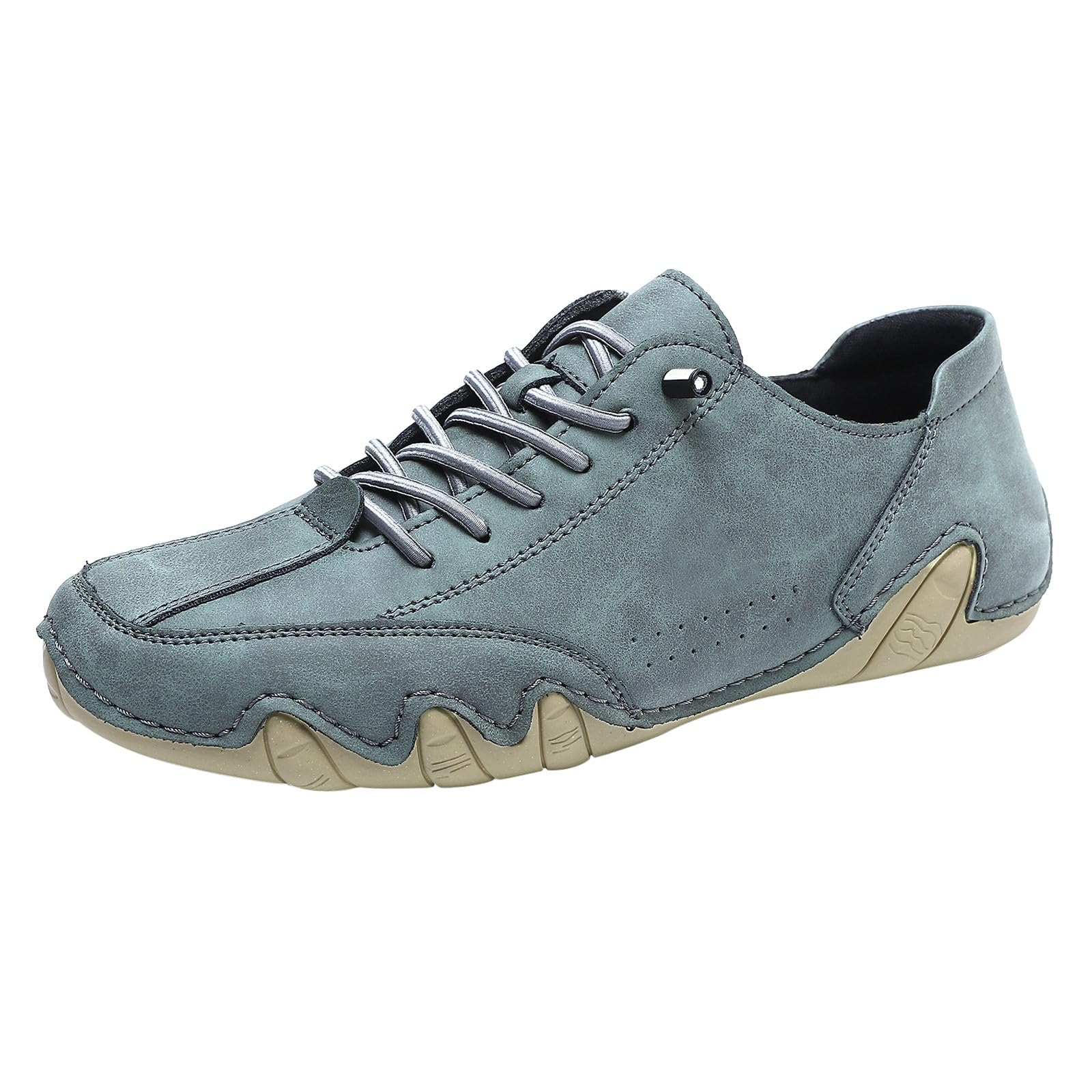 Orthopädische Leichtgewichts rutschfest, Barfußschuhe Damen Große Größe Casual Barfussschuhe Hochwertige Sneaker Leder Sportschuhe Fashion Pumps Schuhe Einkaufen Liebespaar Reise Schuhe Schnürschuhe