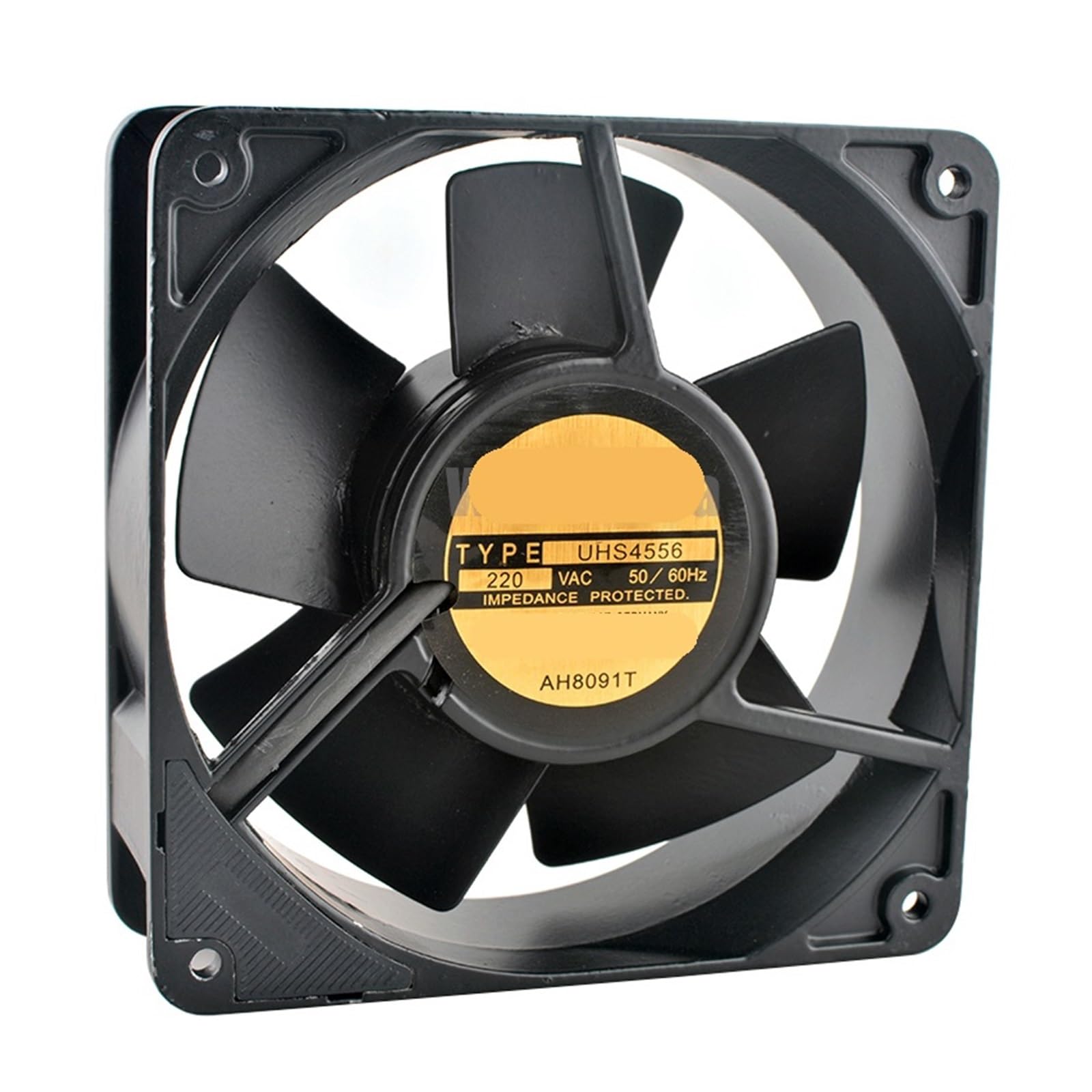 JJKKOZVQF UHS4556 Metal Axial Flow Cooling Fan 120mm/16cm 120x120x38mm/160x160x55mm Frequency Converter AC220V/230V 160mm Fan for Heat Dis(120x120x38mm 220V)