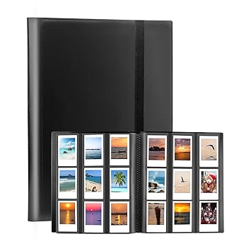 432 Pockets Photo Album for Fujifilm Instax Mini Camera, Polaroid Camera, for Fujifilm Instax Mini 11 90 70 9 8+ 8 LiPlay Instant Camera, Polaroid Snap SnapTouch PIC-300 Z2300 Instant Camera (Black)