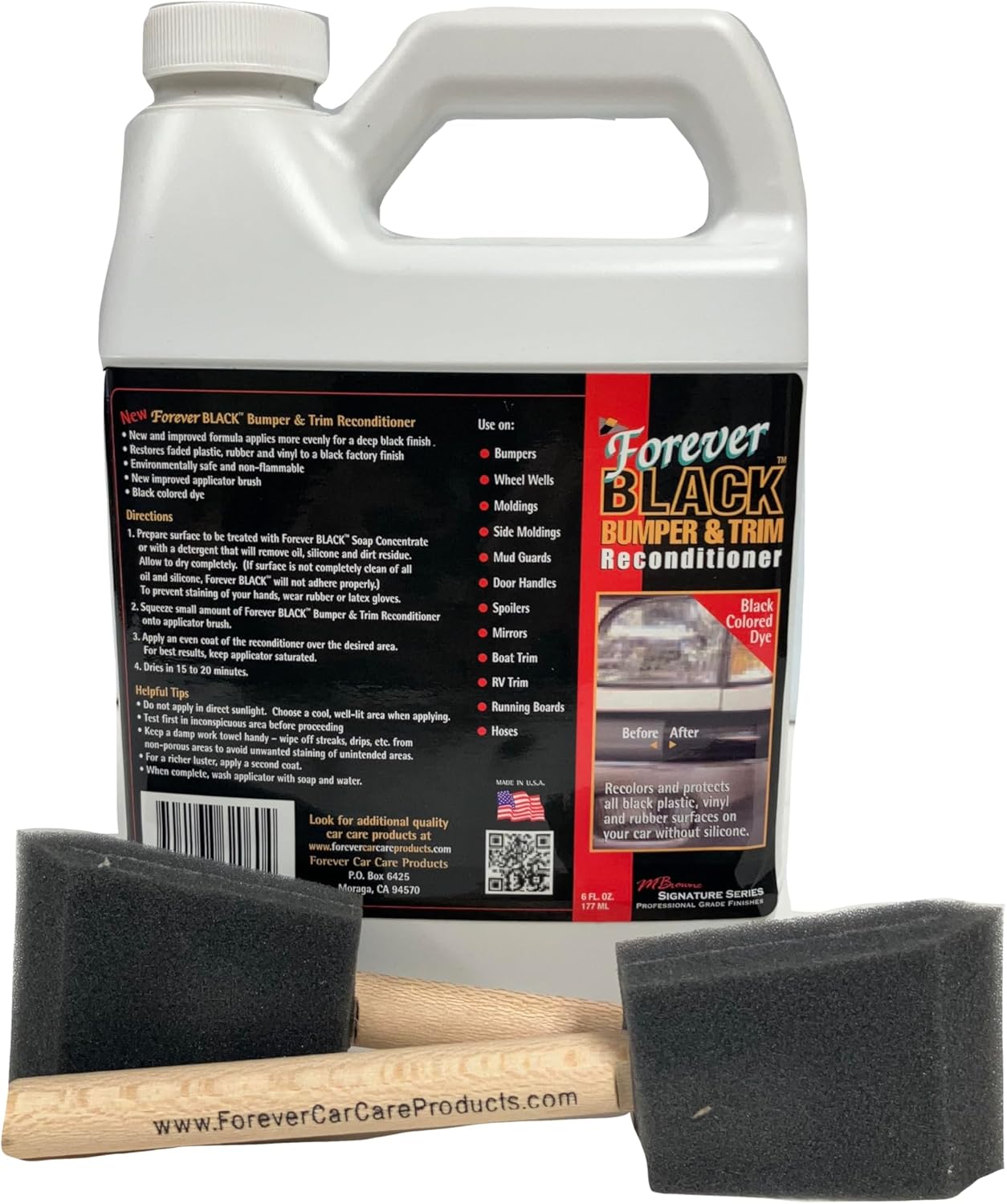 Forever Black Bumper & Trim Conditioner 32oz.