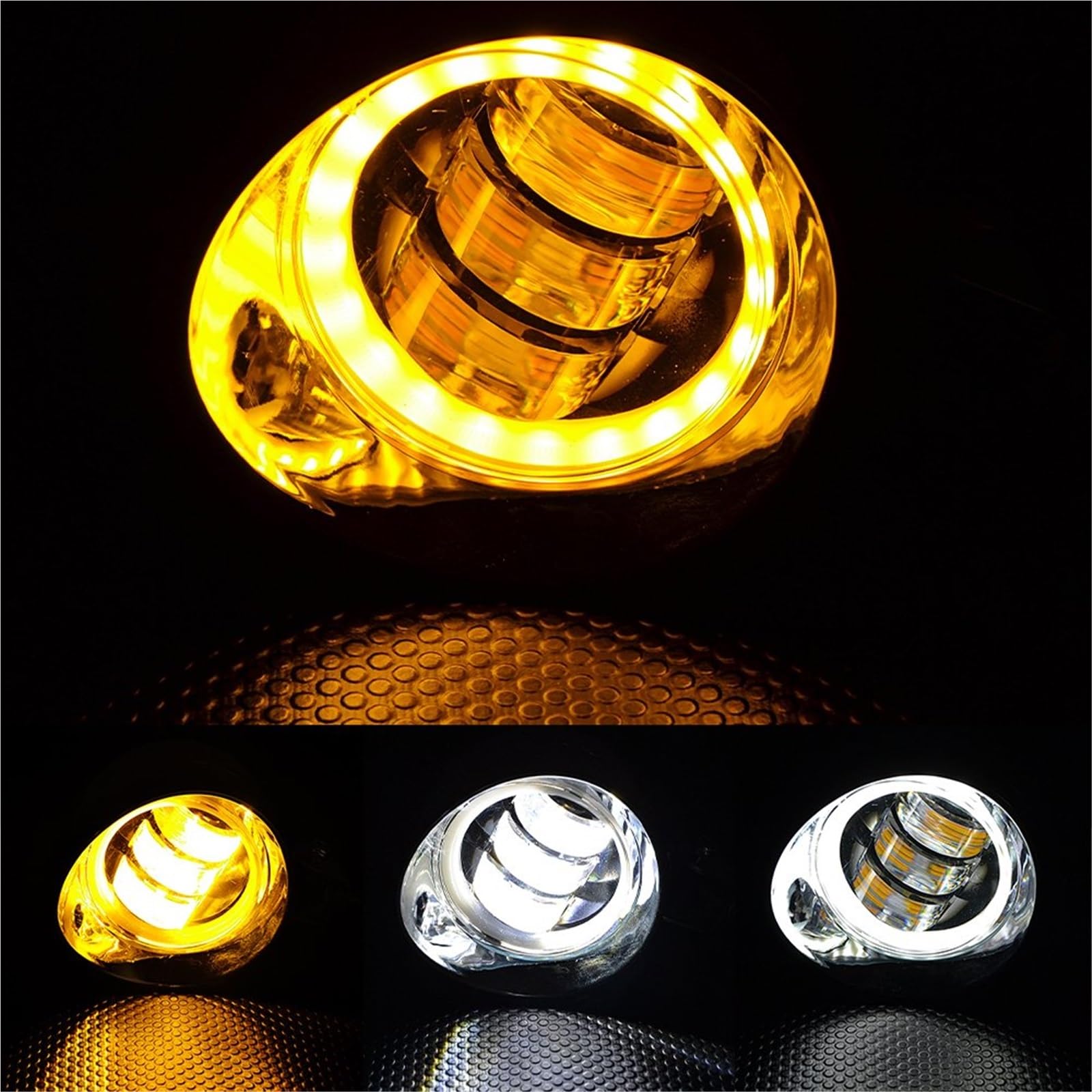 Faros Motocicleta Faro Delantero Retro 25W 4'' LED Antiniebla | 25W 4 ''cromo tipo bala motocicleta faro delantero Retro LED luz antiniebla para cruceros para helicópteros personalizados