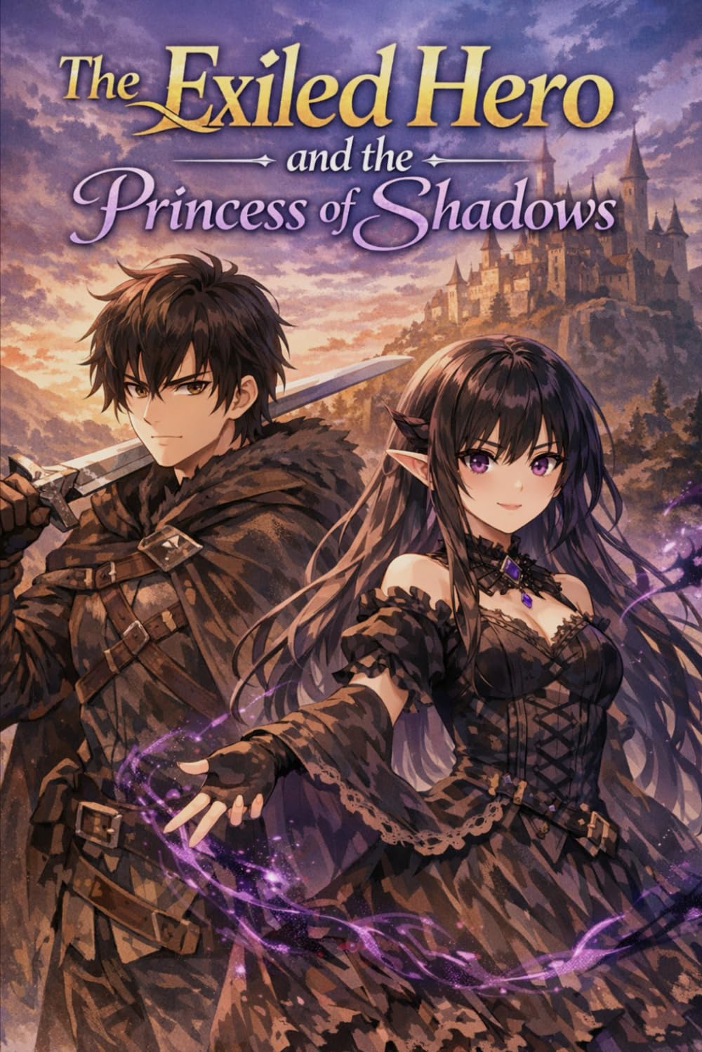 The Exiled Hero and the Princess of Shadows: Volume 1: Betrayal, Magic, and a Forbidden Alliance
